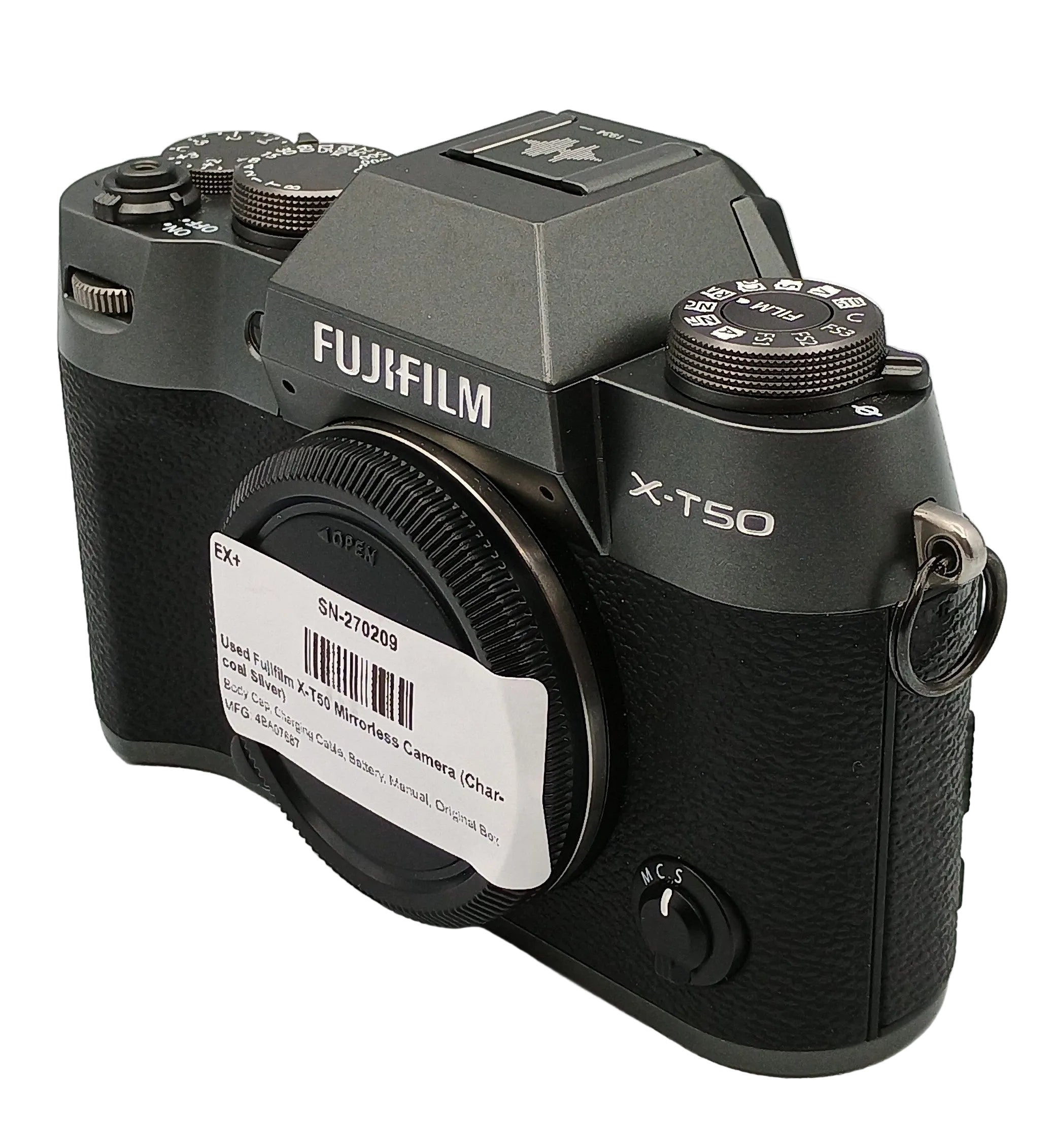 Used Fujifilm X-T50 Mirrorless Camera (Charcoal Silver)