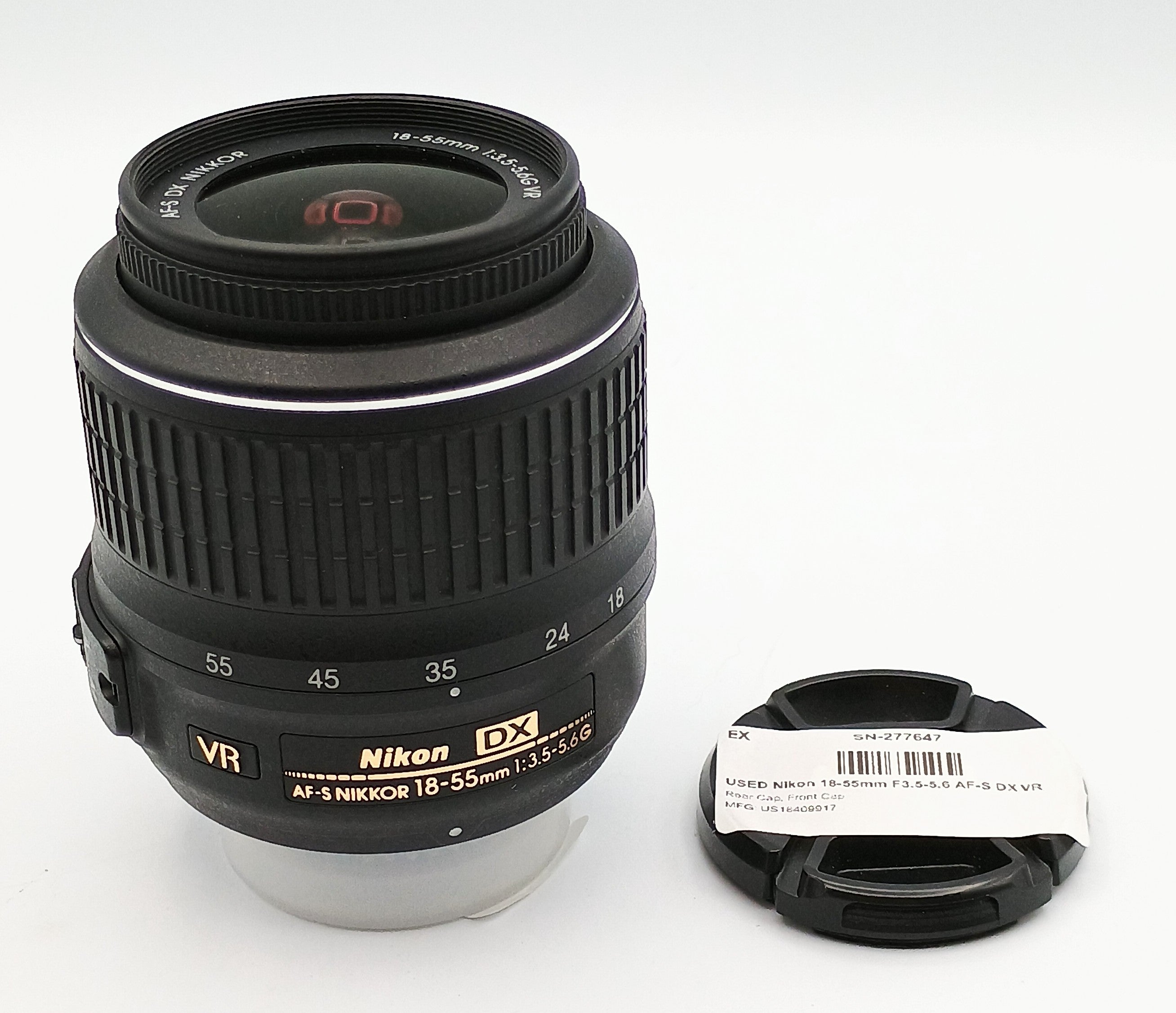 USED Nikon 18-55mm F3.5-5.6 AF-S DX VR