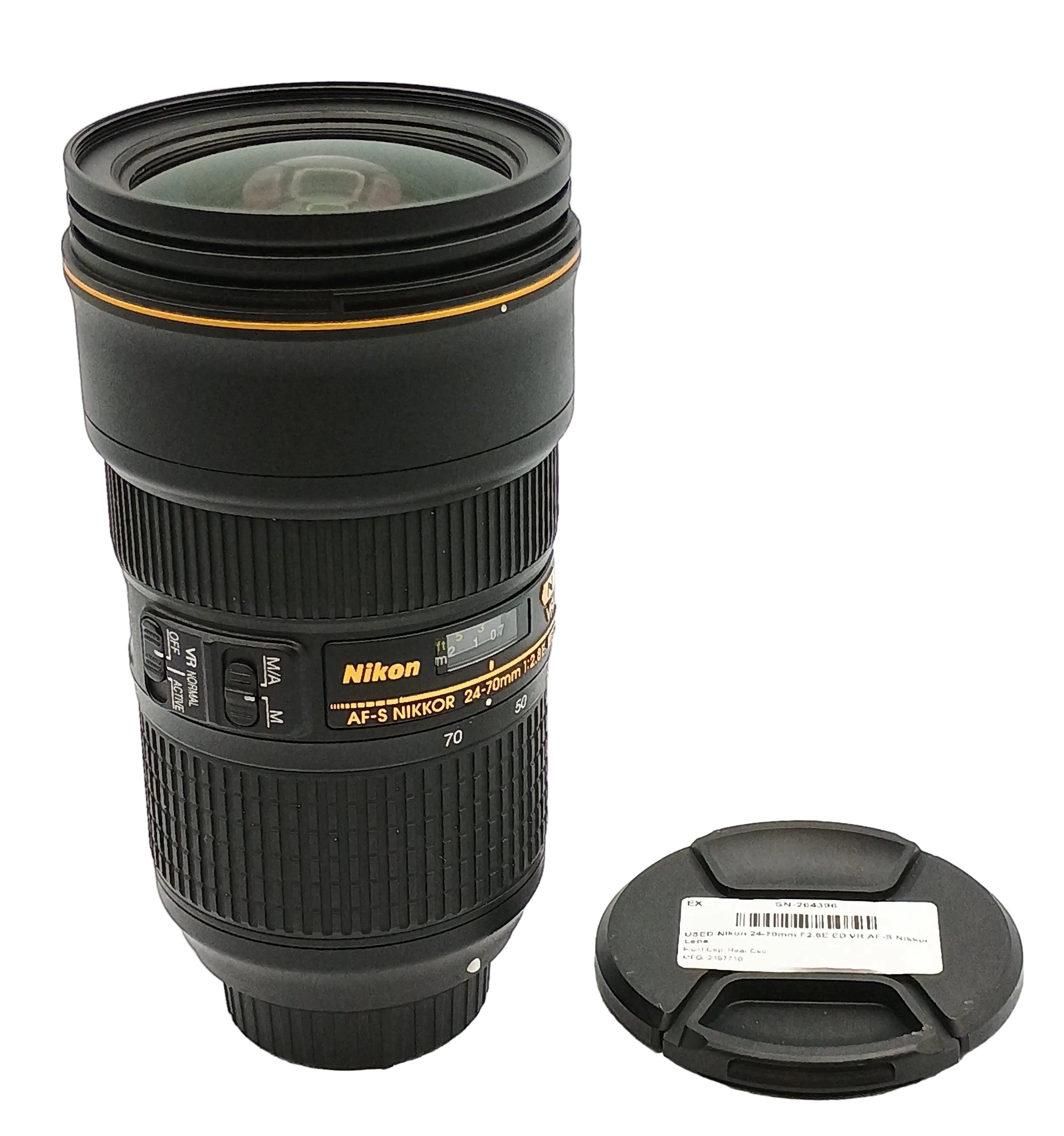 USED Nikon 24-70mm F2.8E ED VR AF-S Nikkor Lens