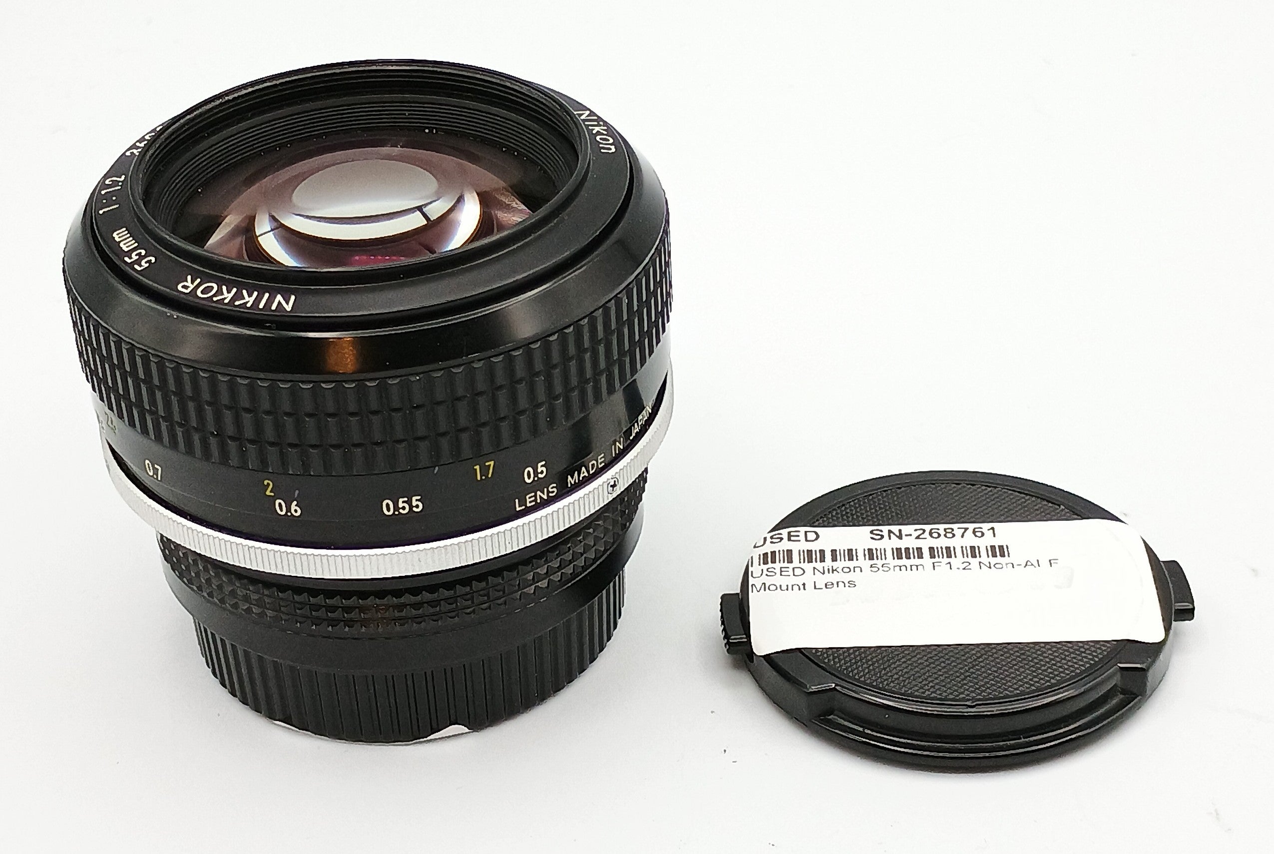 USED Nikon 55mm F1.2 Non-AI F Mount Lens