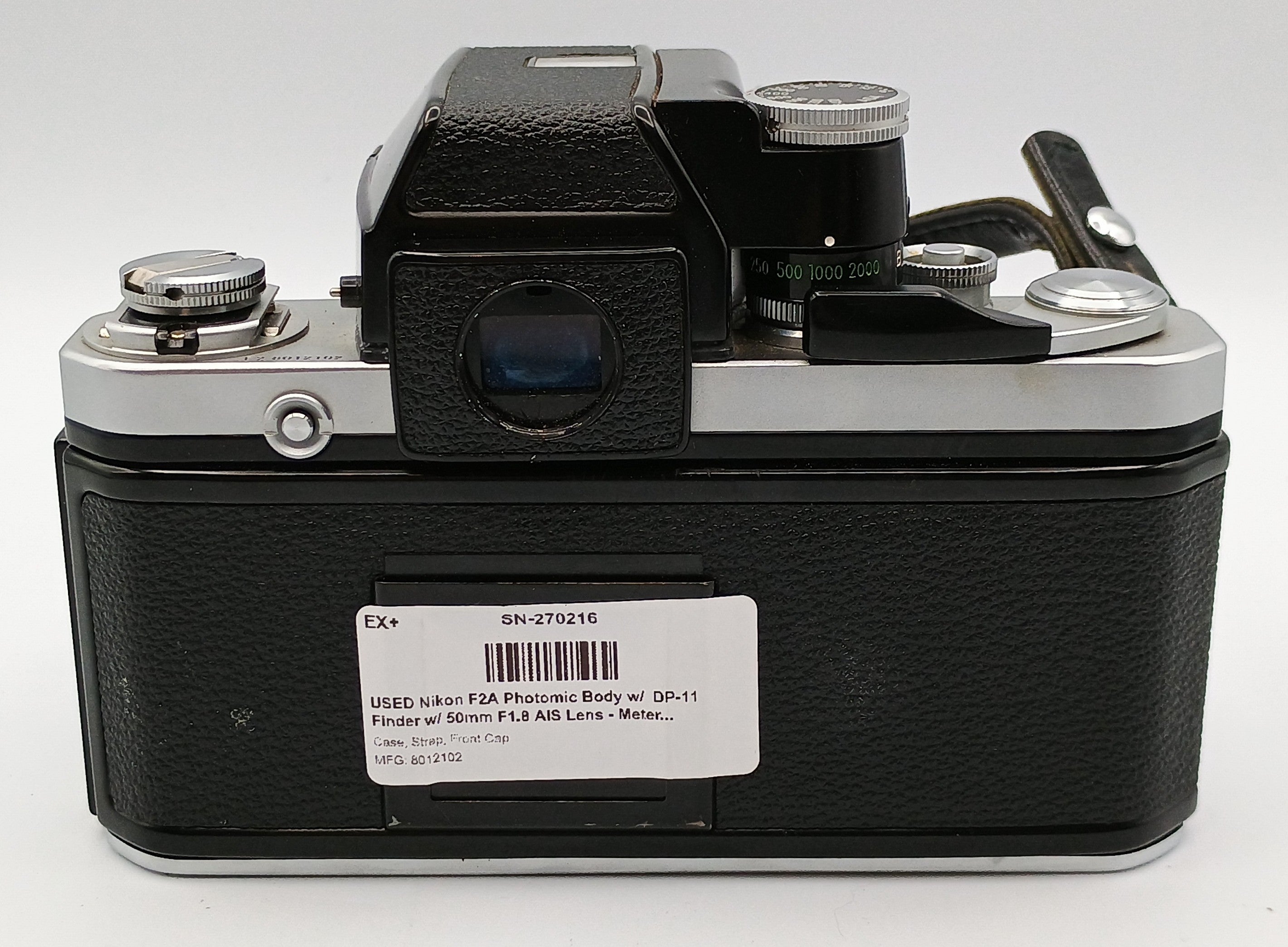 NikonF2 フォトミックA DP-11,Ai Nikkor 50 85 35 USED Nikon F2A Photomic Body w/ DP-11 Finder w/ 50mm F1.8 AIS Lens - M