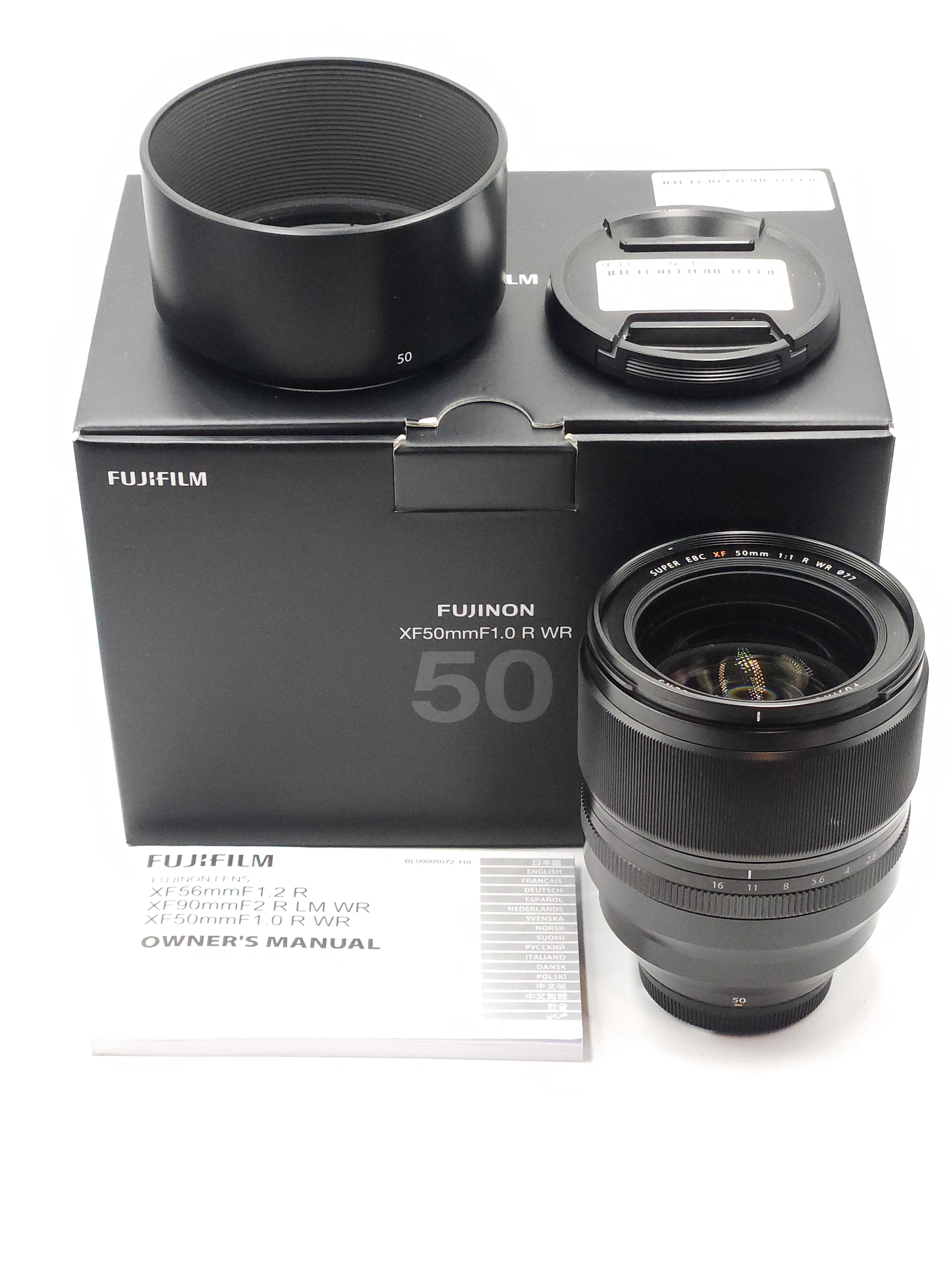 Used Fujifilm 50mm F1.0 R WR XF Lens