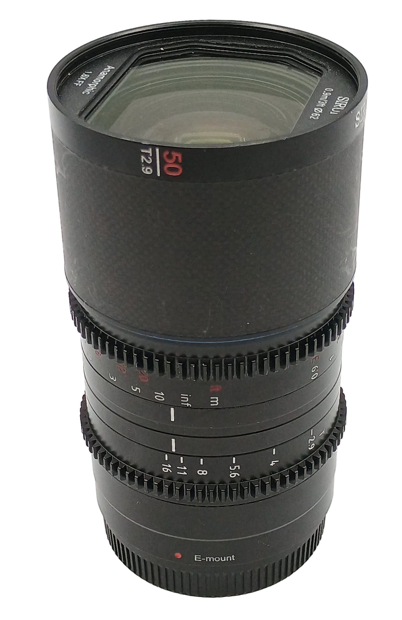 Used Sirui Saturn 50mm T2.9 Anamorphic 1.6x FF Sony E