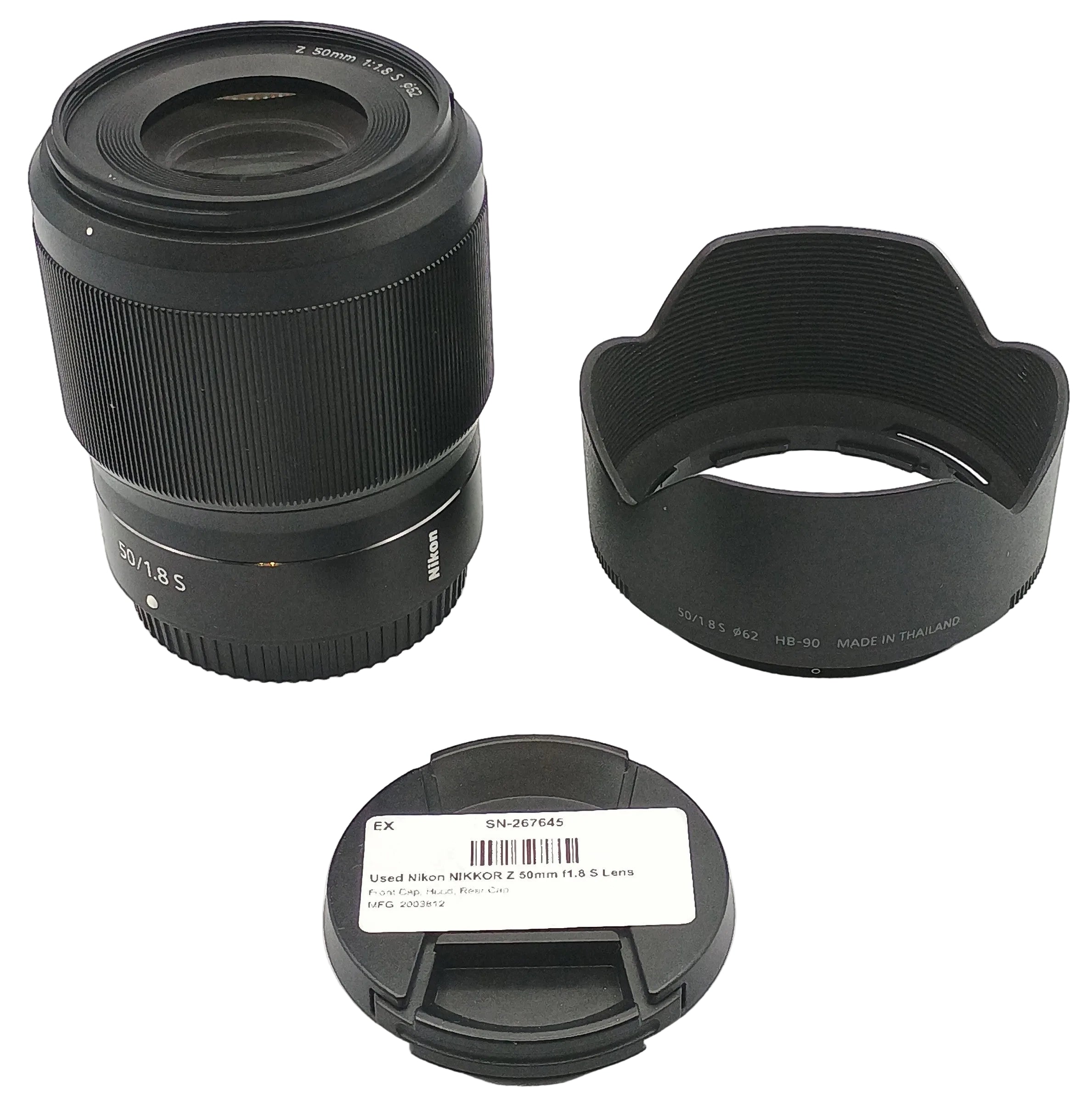 Used Nikon NIKKOR Z 50mm f1.8 S Lens