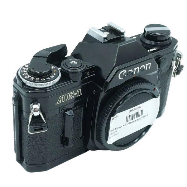 Canon AE-1 ボディ ブラック Used Canon AE-1 Camera Body (Black)