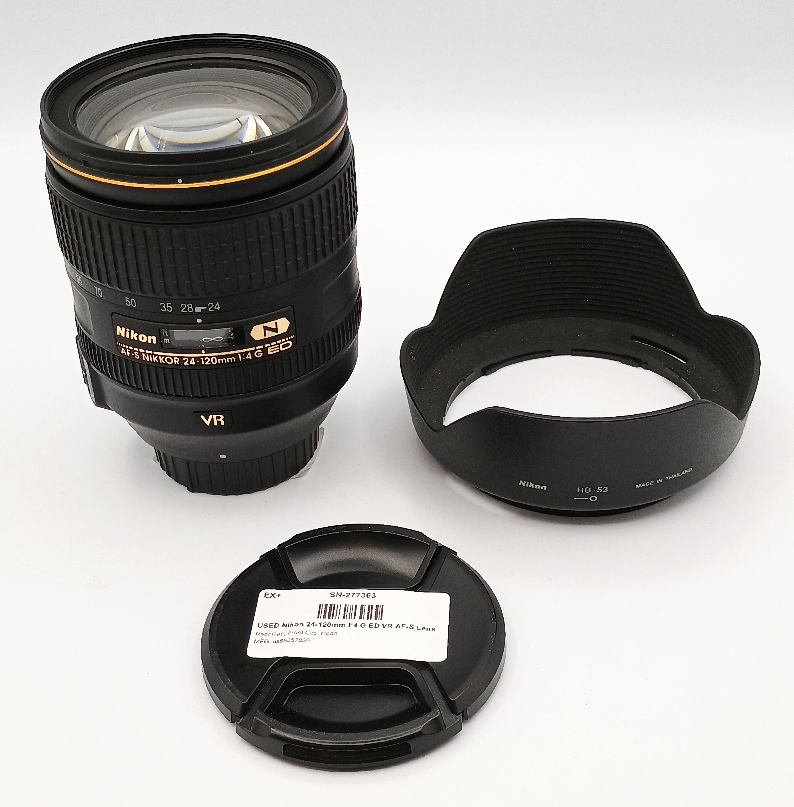 USED Nikon 24-120mm F4 G ED VR AF-S Lens