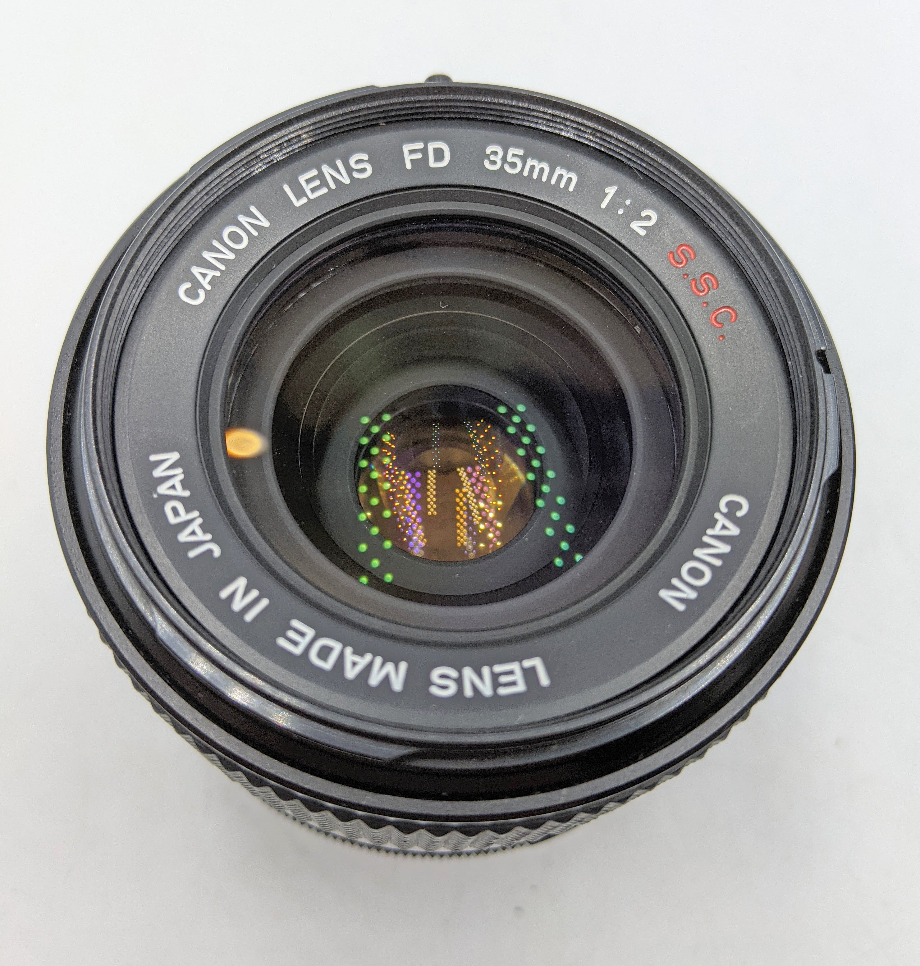 Used Canon FD 35mm f2 SSC Concave "O" RARE