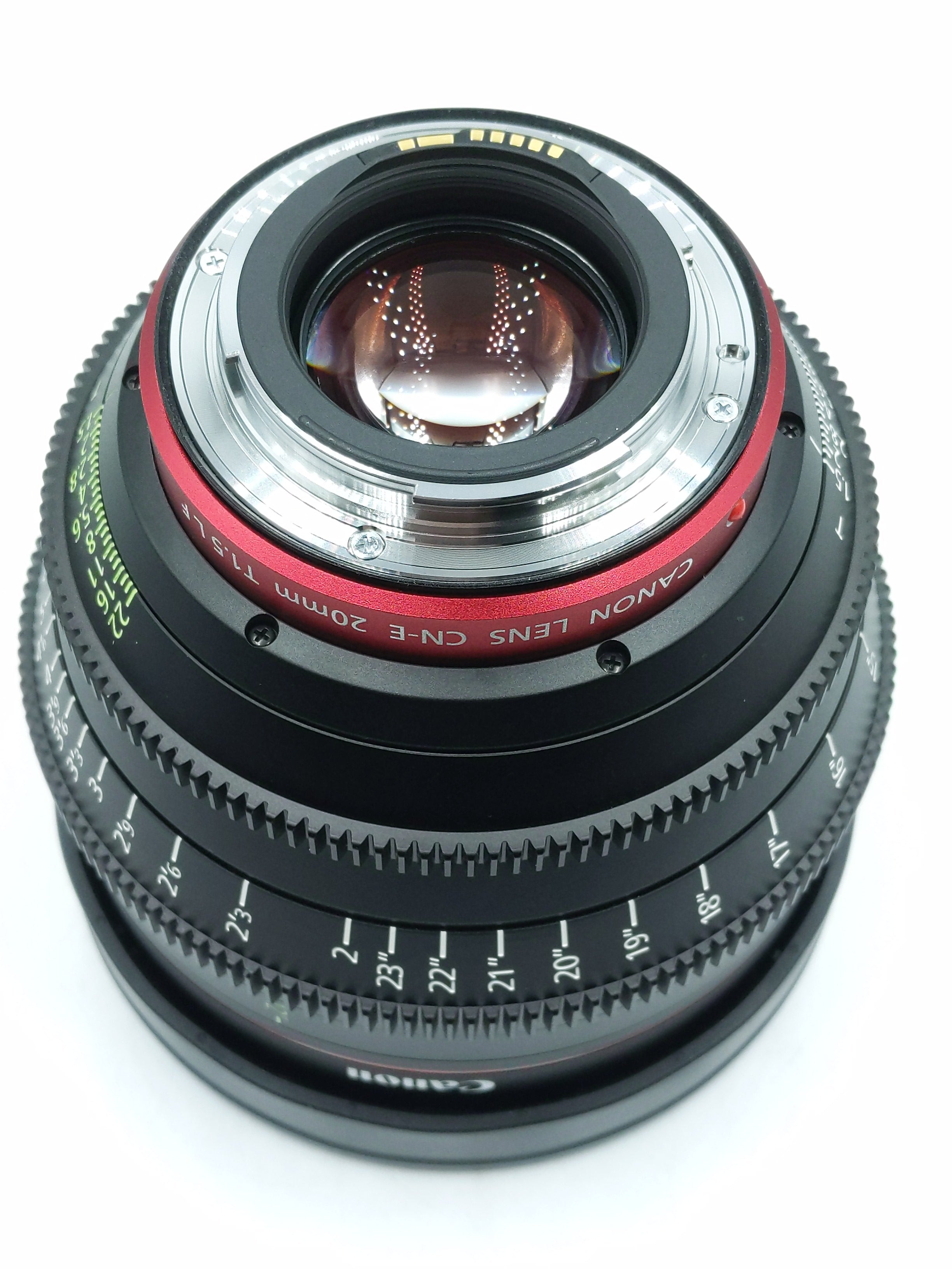 Used Canon CN-E 20mm T1.5 L F Cinema Prime Lens (EF Mount)