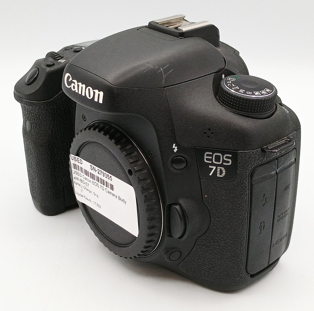USED Canon EOS 7D Camera Body with BG-E7