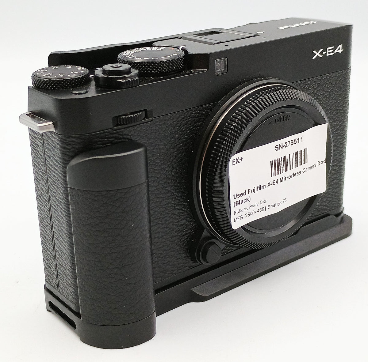 Used Fujifilm X-E4 Mirrorless Camera Body (Black)