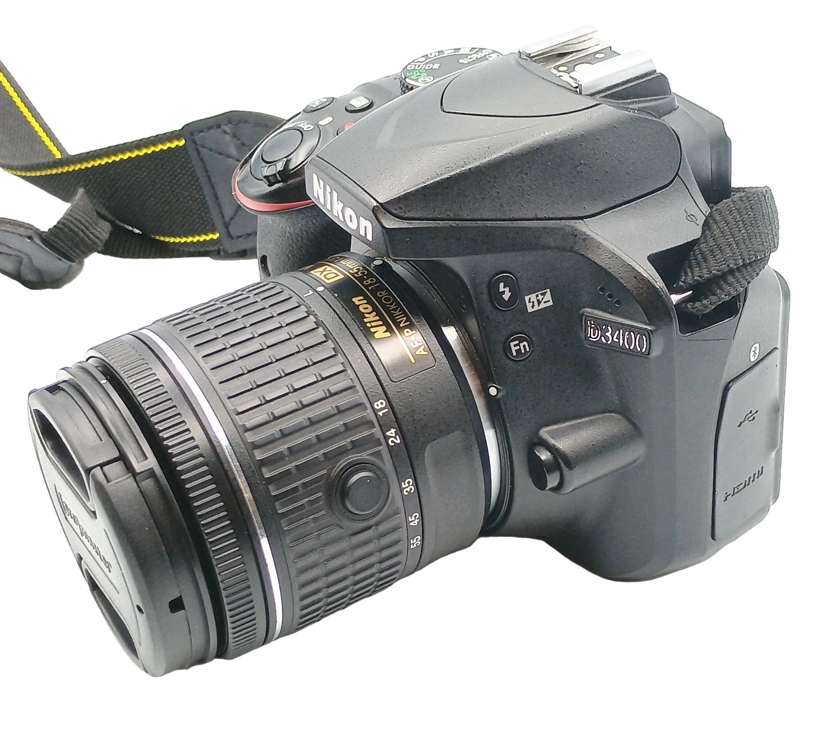 USED Nikon D3400 Digital SLR Kit (Black) w/ AF-P DX NIKKOR 18-55MM