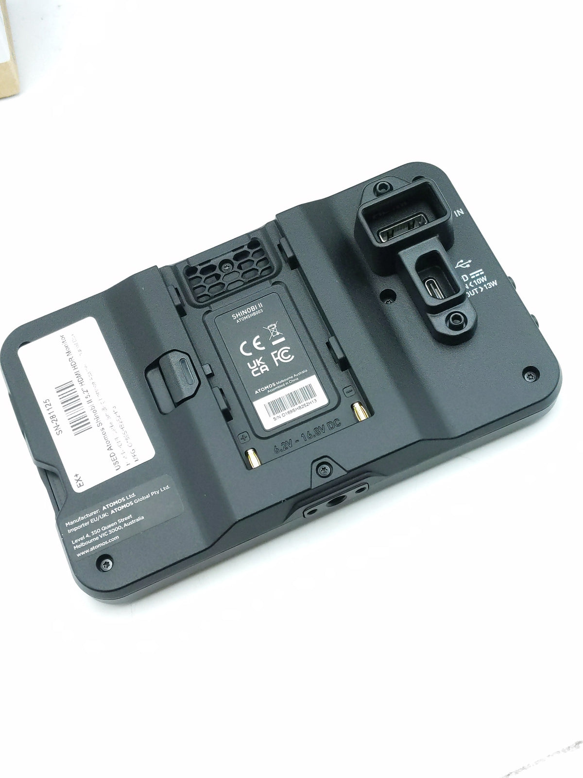 USED Atomos Shinobi II 5.2" HDMI HDR Monitor