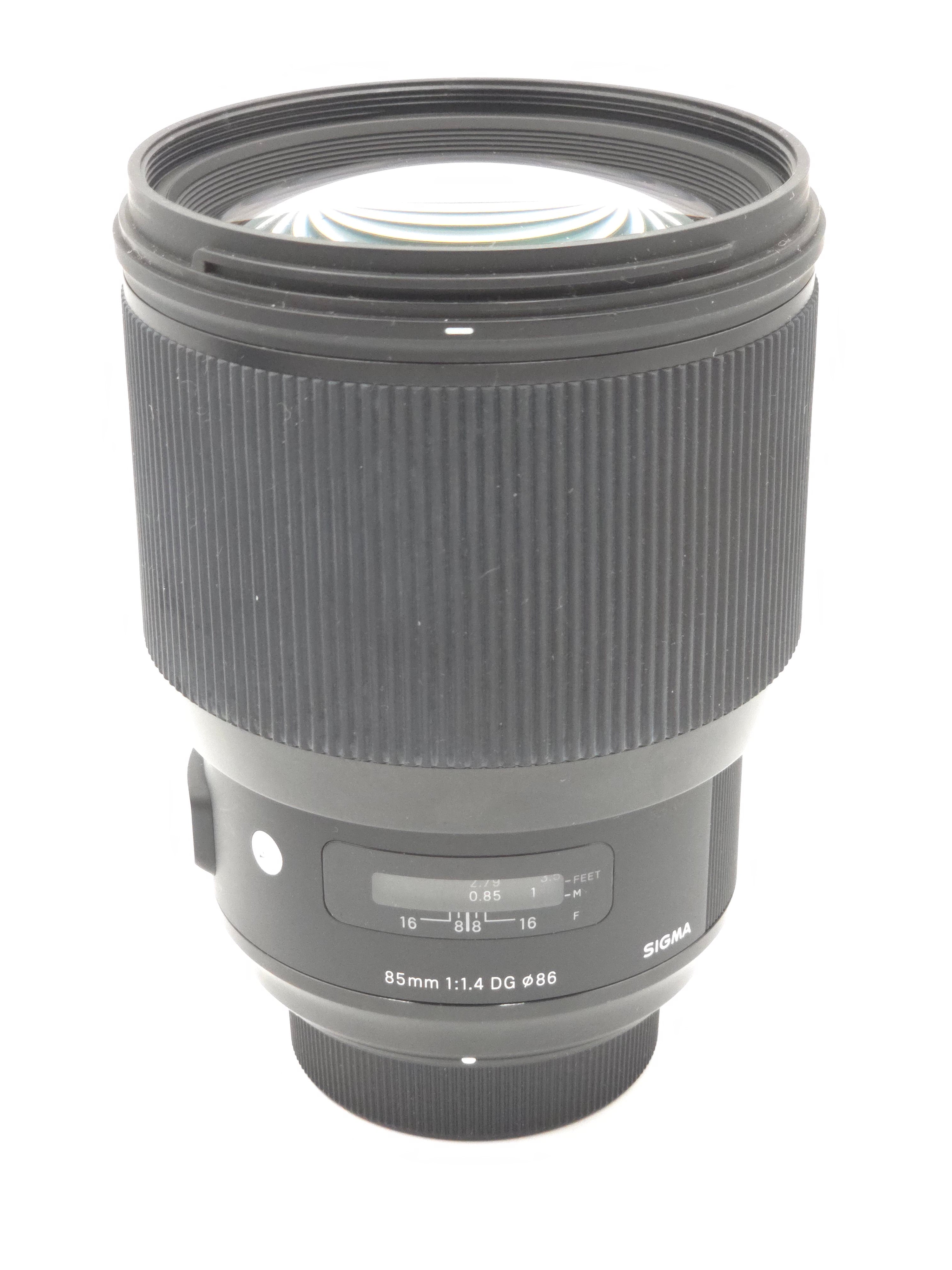 USED Sigma 85mm f/1.4 DG HSM Art Lens for Nikon