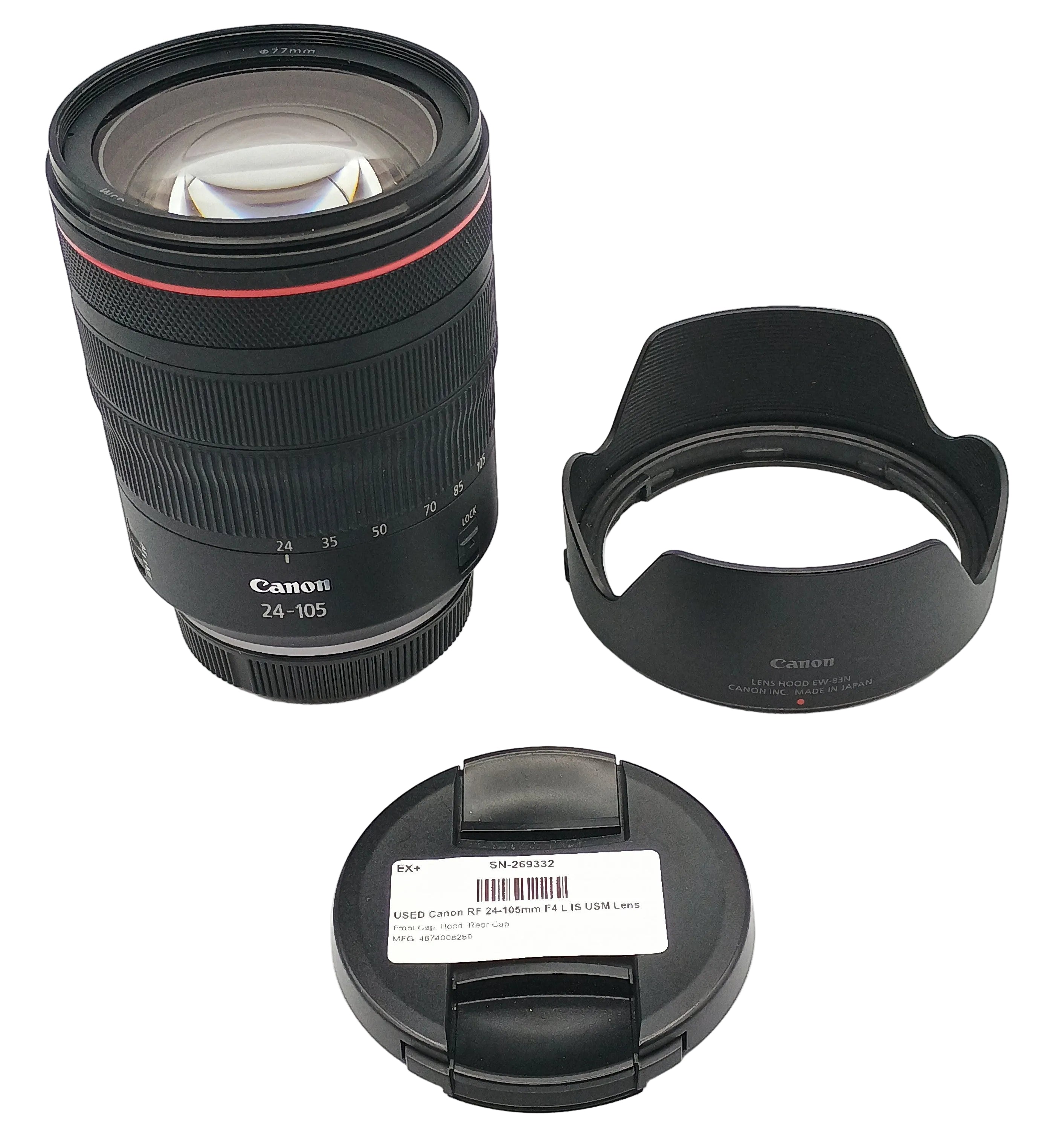 USED Canon RF 24-105mm F4 L IS USM Lens