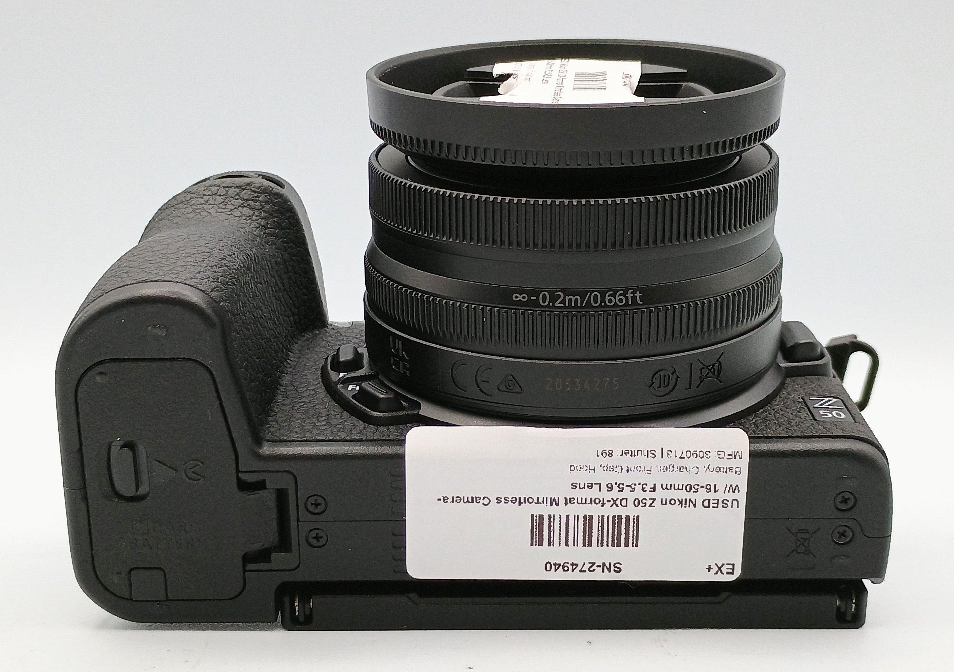 USED Nikon Z50 DX-format Mirrorless Camera  W/ 16-50mm F3.5-5.6 Lens