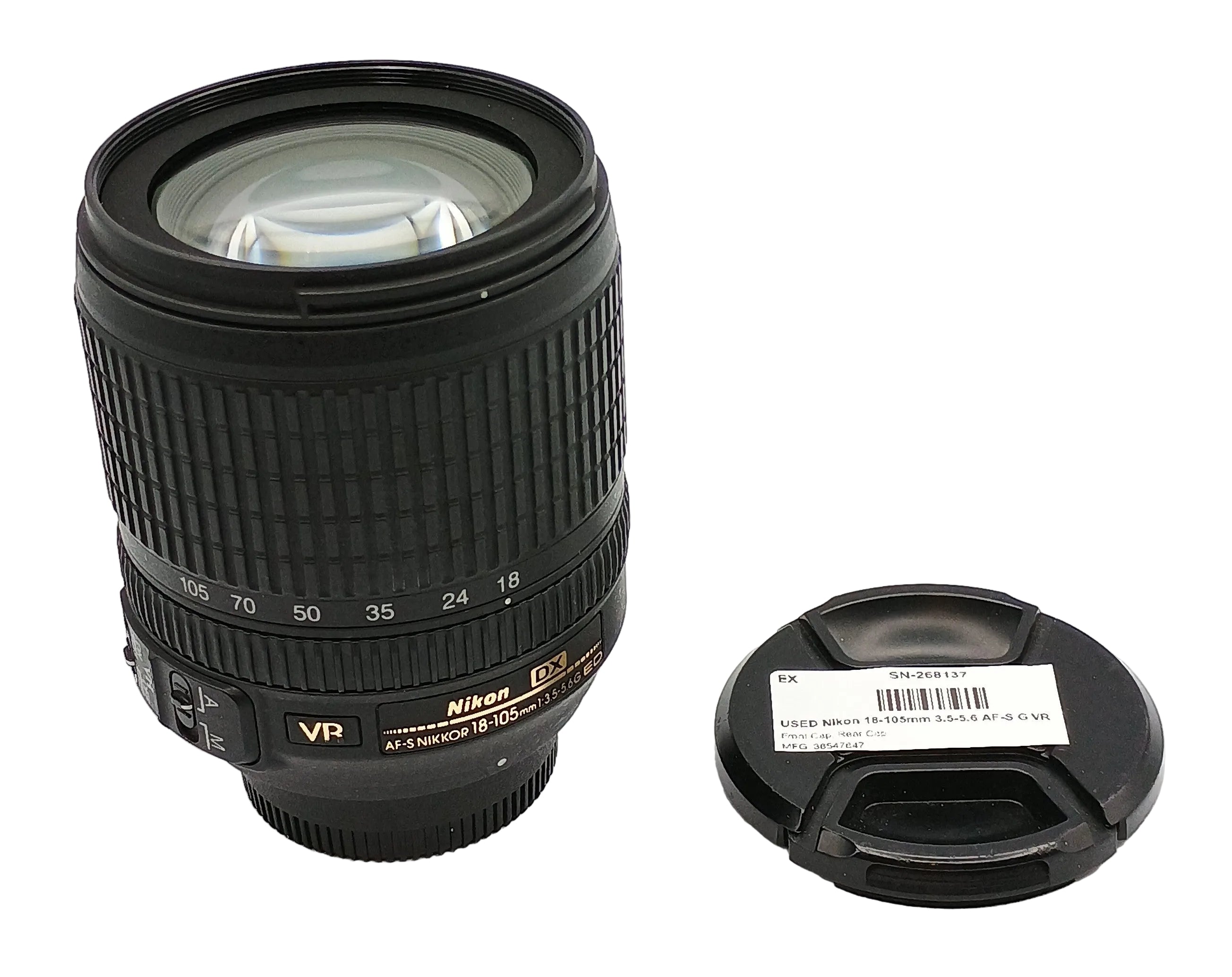 USED Nikon 18-105mm 3.5-5.6 AF-S G VR