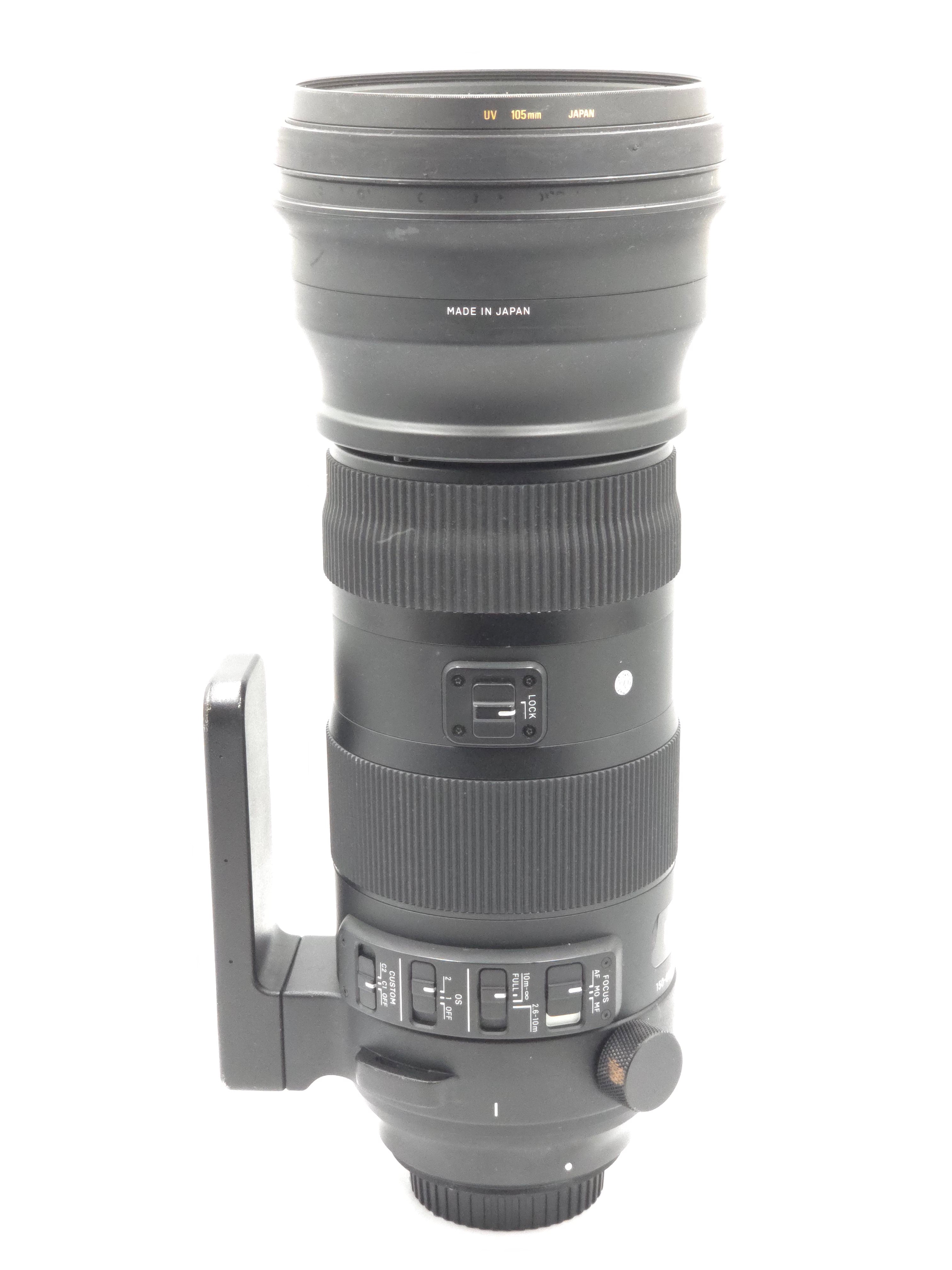 USED Sigma 150-600mm f/5-6.3 DG OS HSM Sports Lens for Canon EF