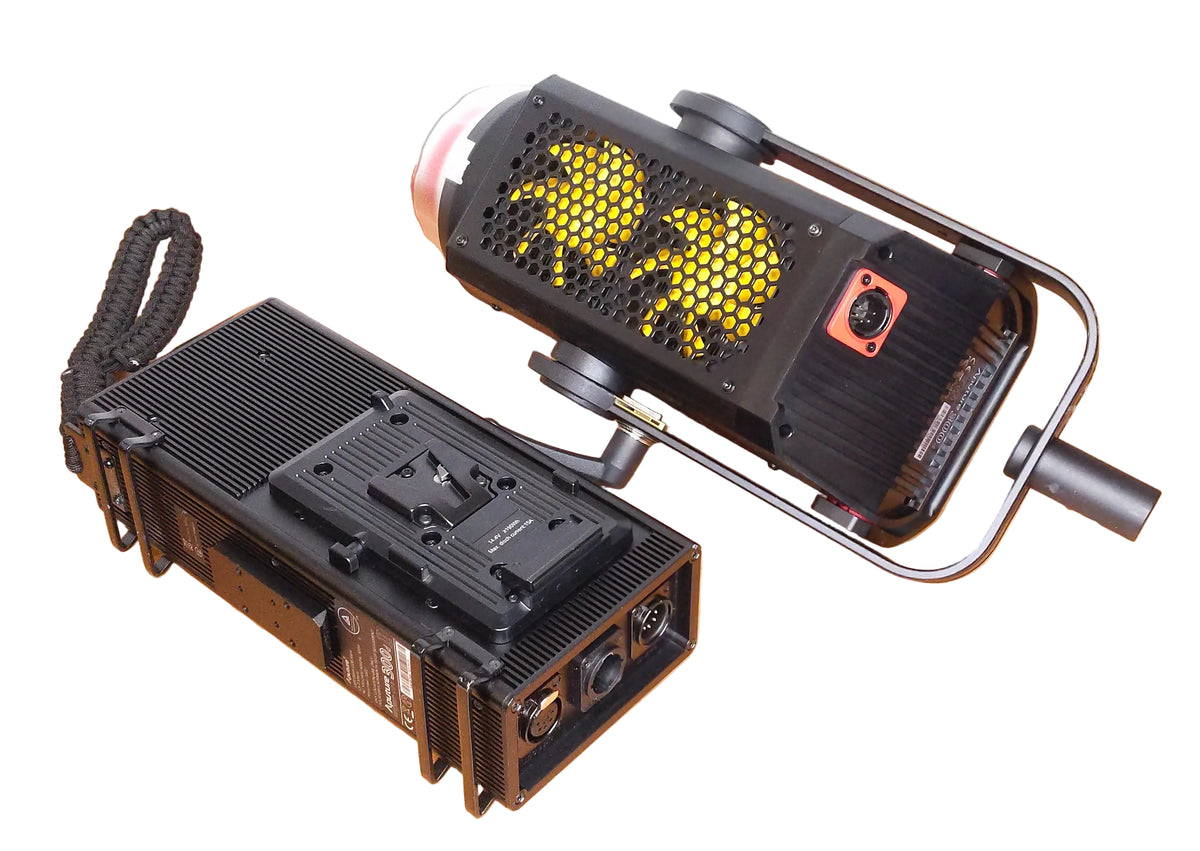 Used Aputure Light Storm C300d Mark II  LED Light Kit with V-Mount Battery Plate