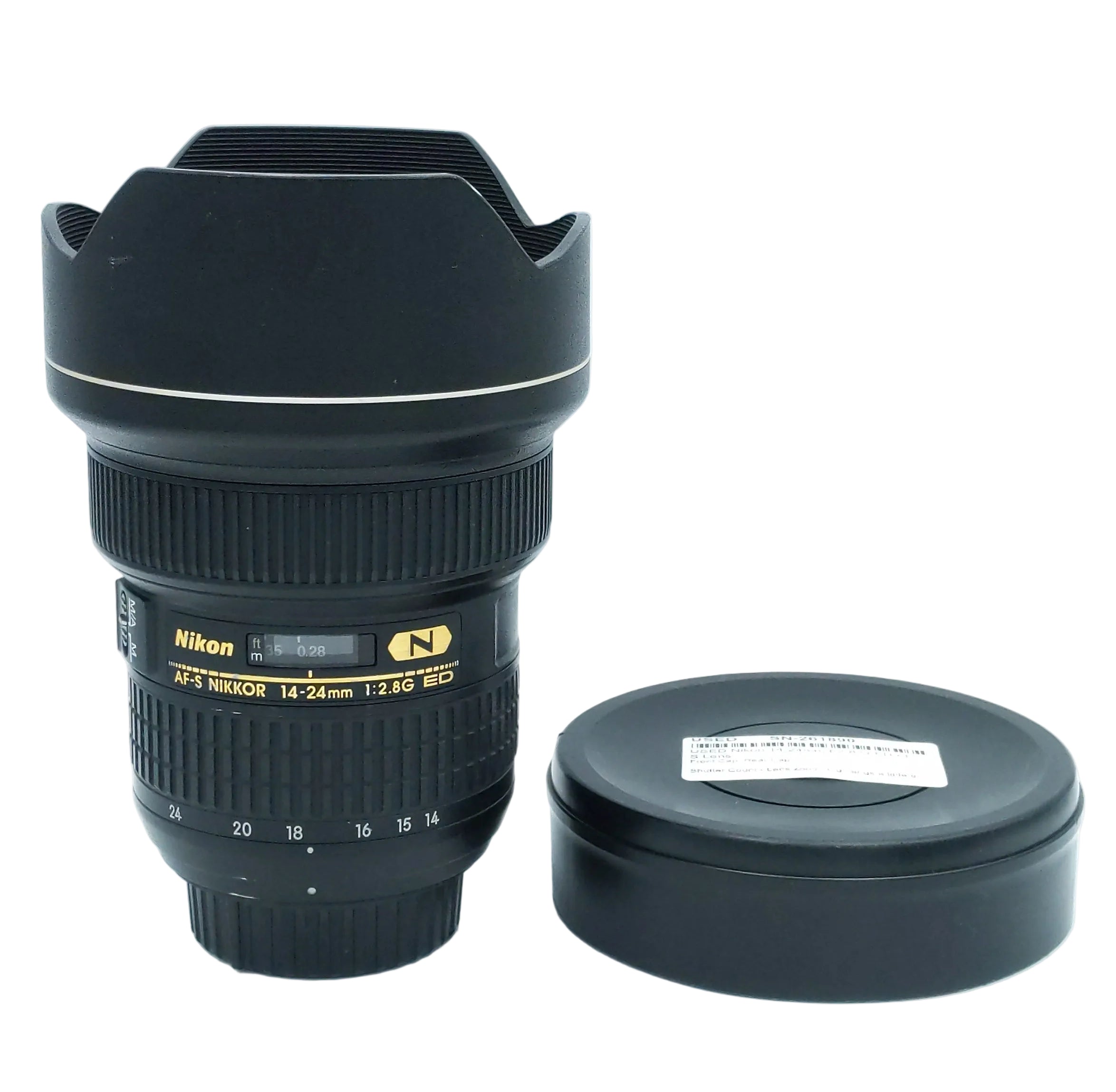 USED Nikon 14-24mm F2.8 G ED AF-S Lens
