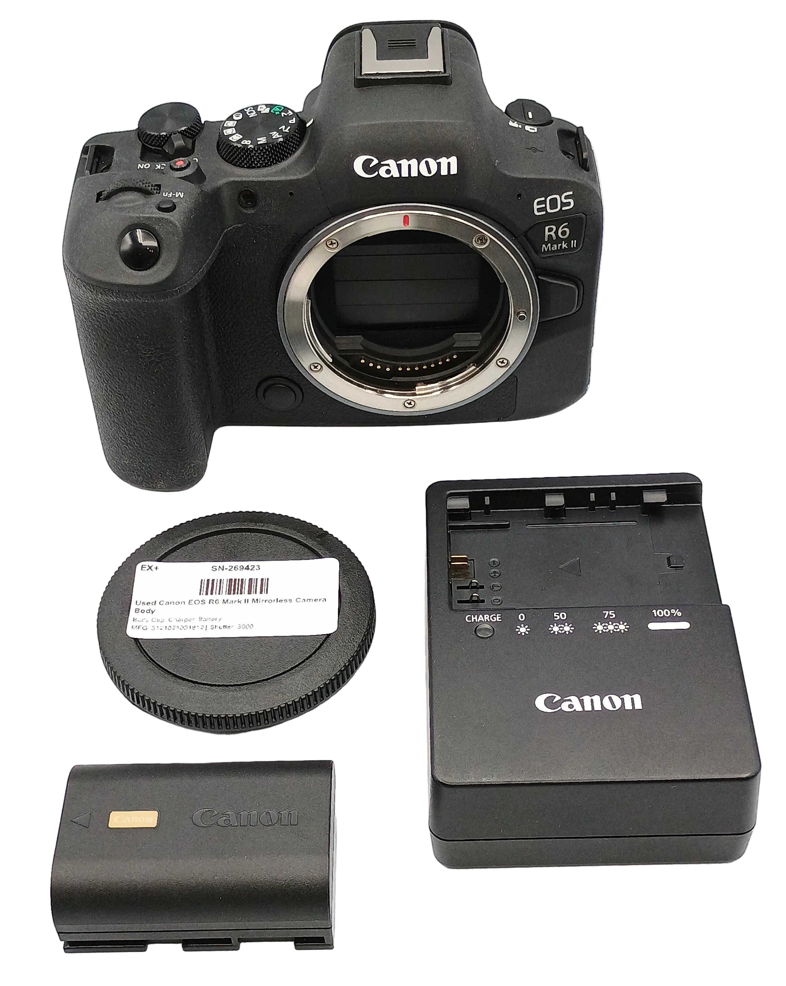 Used Canon EOS R6 Mark II Mirrorless Camera Body