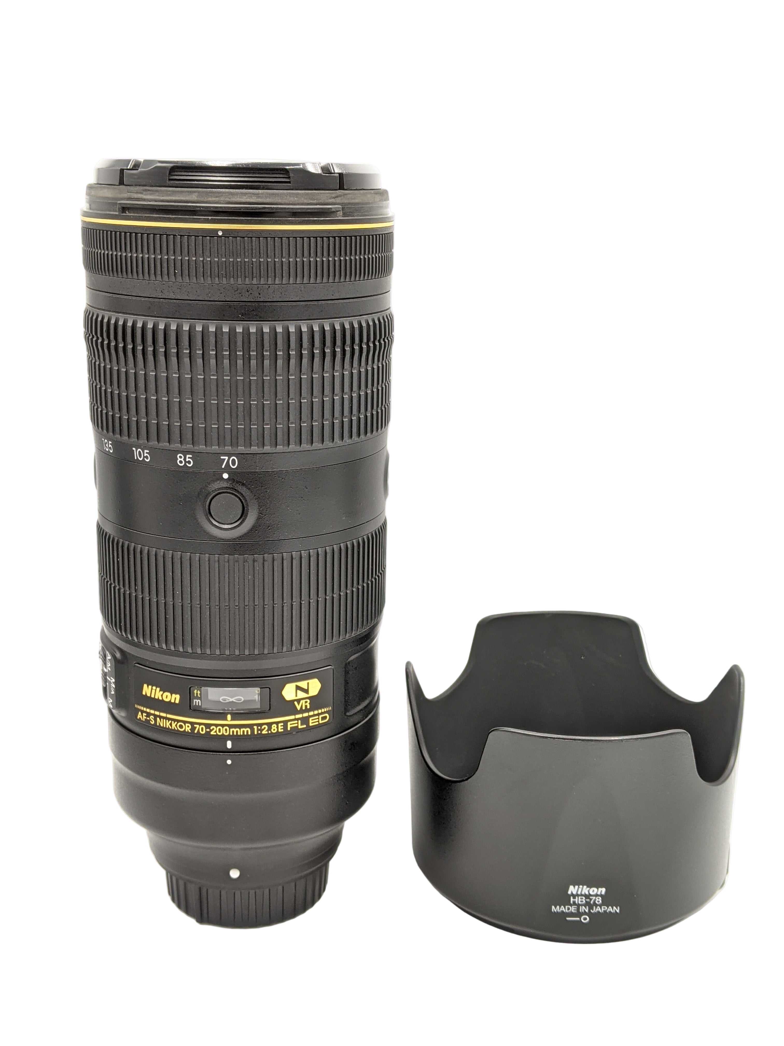 USED Nikon 70-200mm F2.8 E FL ED VR AF-S Lens