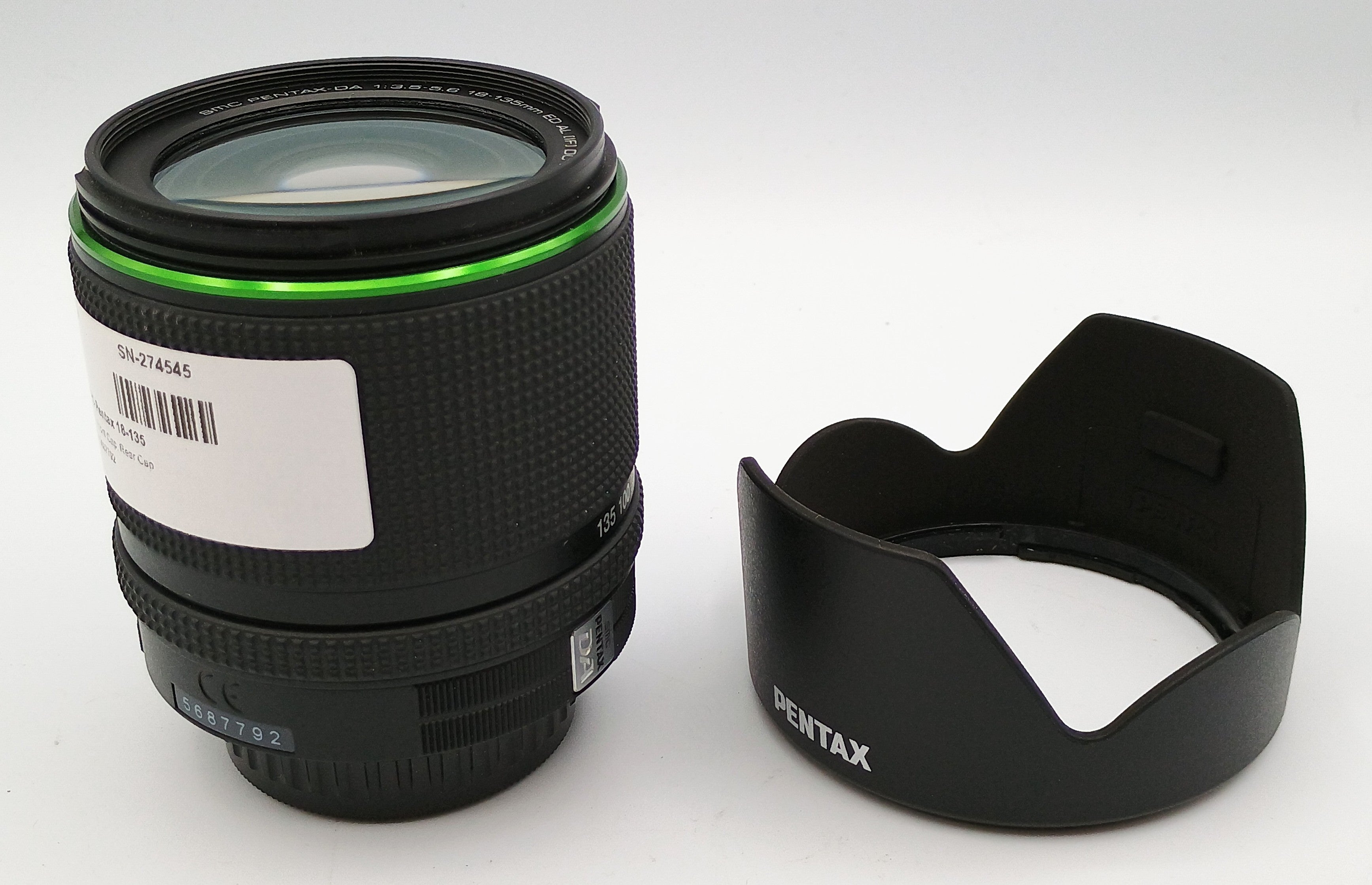 USED Pentax DA 18-135mm F3.5-5.6 ED AL DC WR Lens