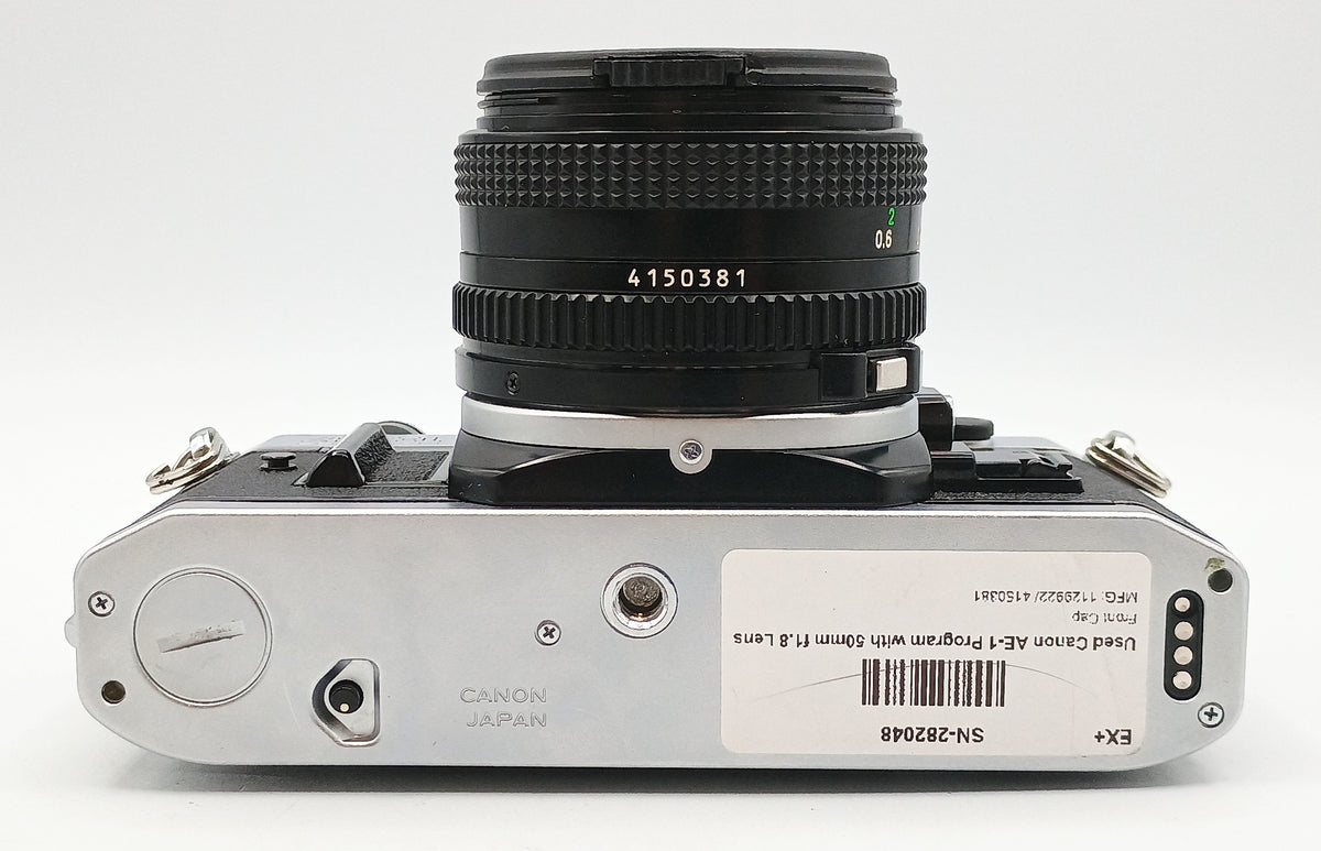 Used Canon AE-1 Program with 50mm f1.8 Lens