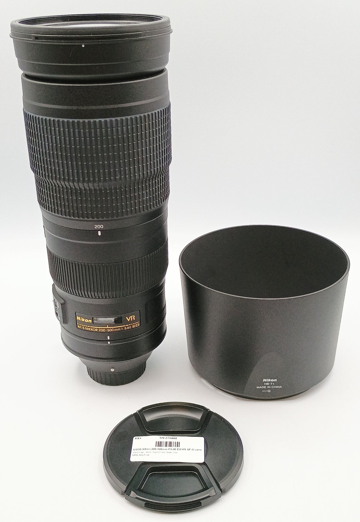 USED Nikon 200-500mm F5.6E ED VR AF-S Lens