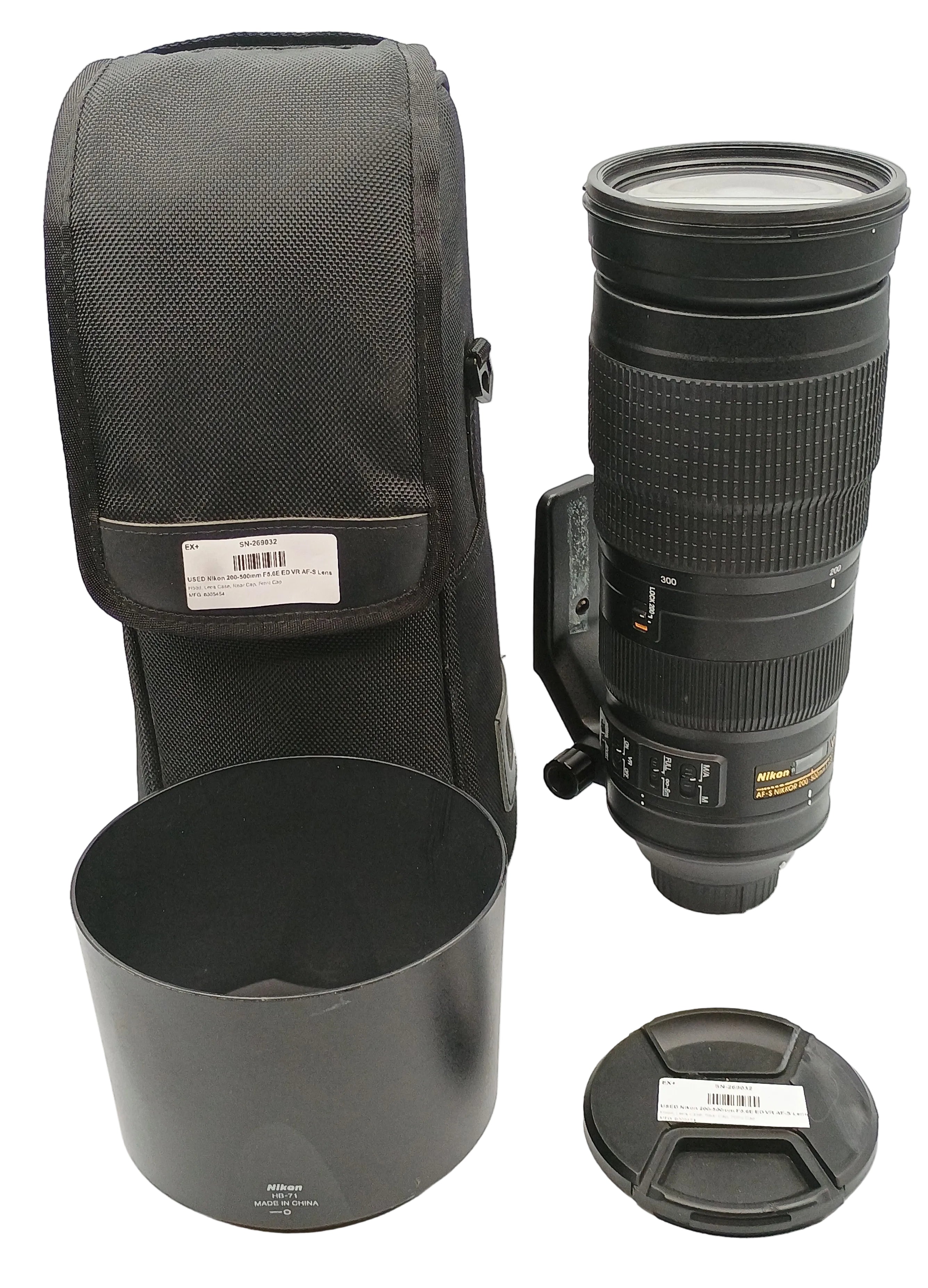 USED Nikon 200-500mm F5.6E ED VR AF-S Lens