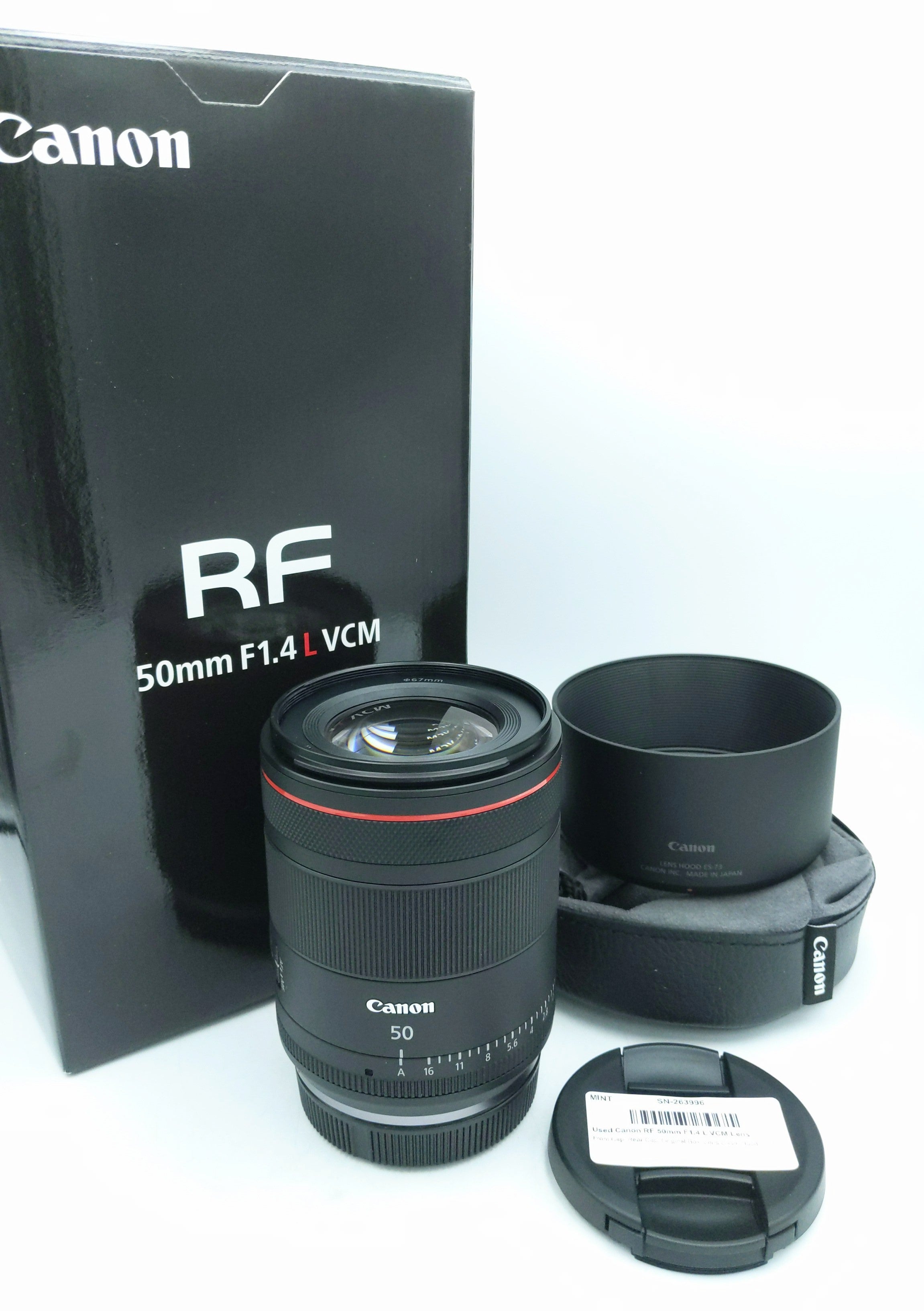 Used Canon RF 50mm F1.4 L VCM Lens
