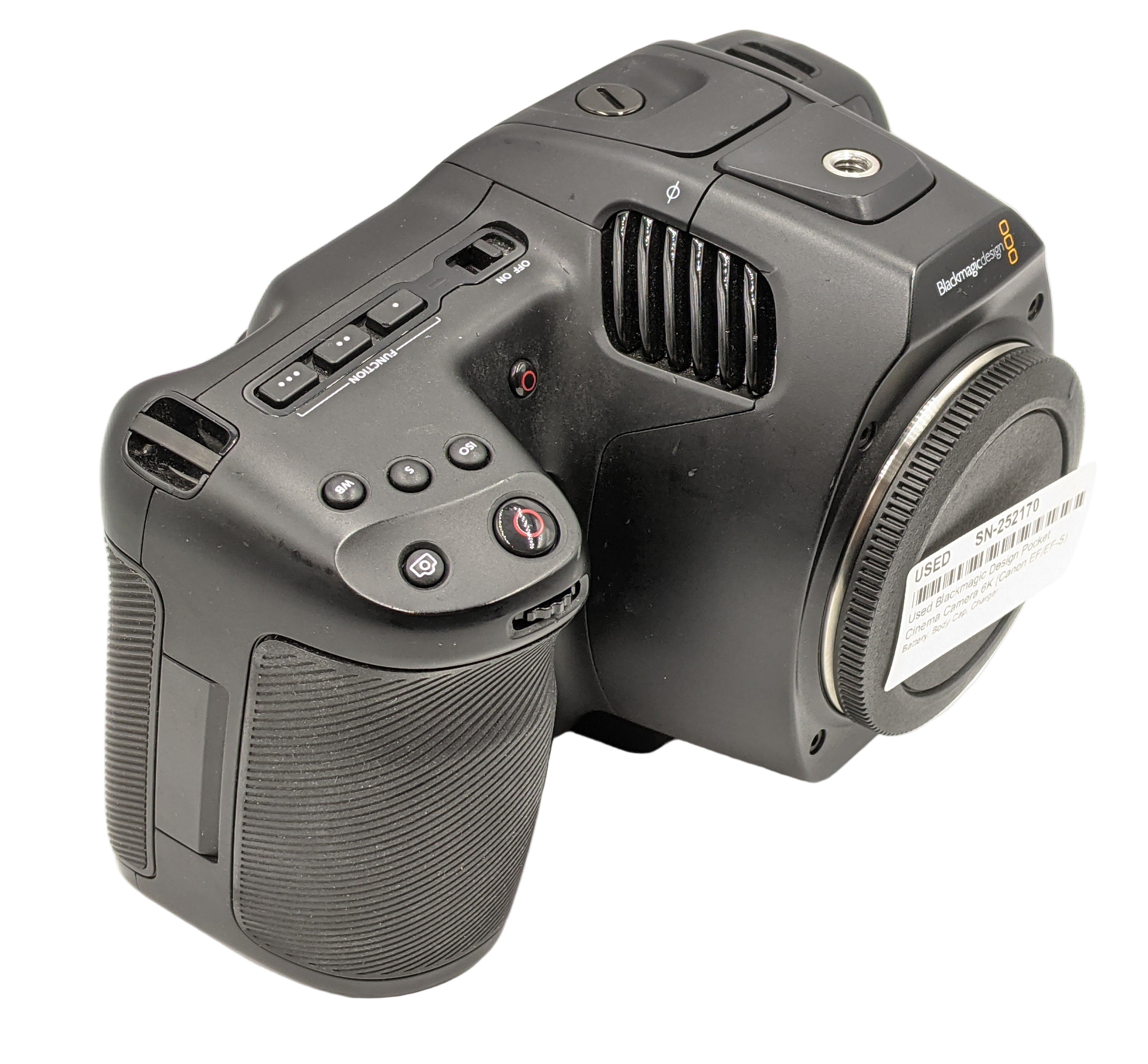 Used Blackmagic Design Pocket Cinema Camera 6K (Canon EF/EF-S)