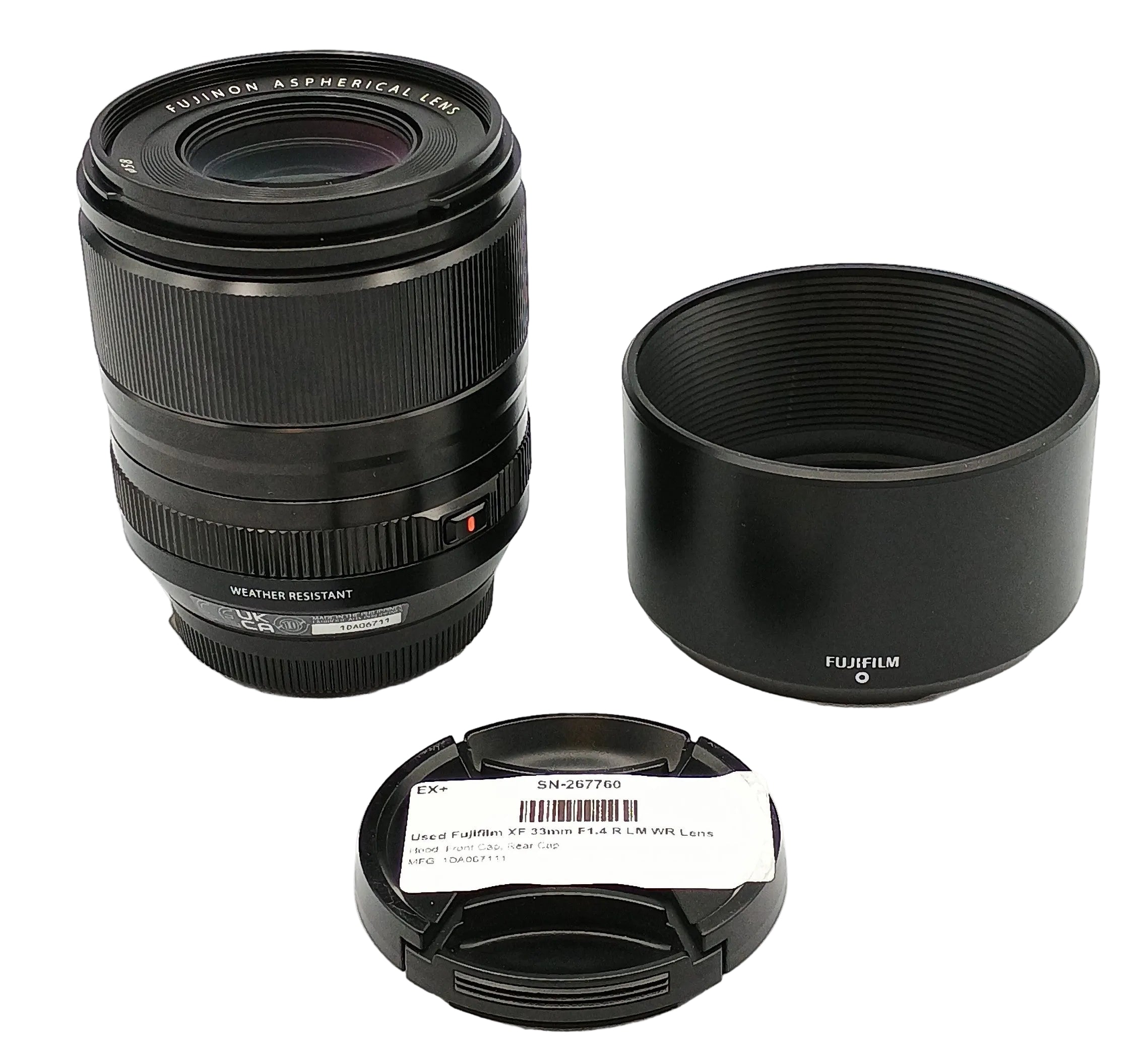 Used Fujifilm XF 33mm F1.4 R LM WR Lens