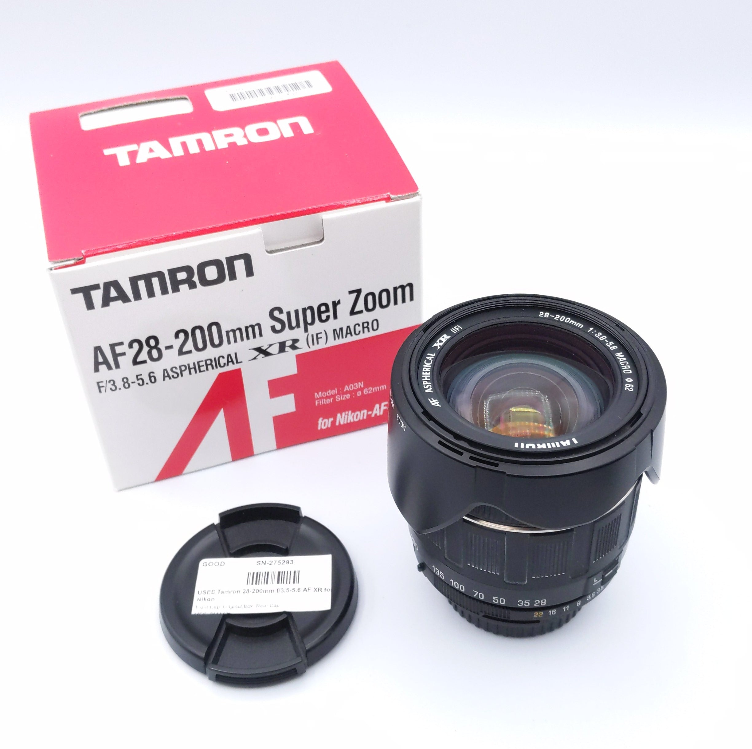 USED Tamron 28-200mm f/3.5-5.6 AF XR for Nikon