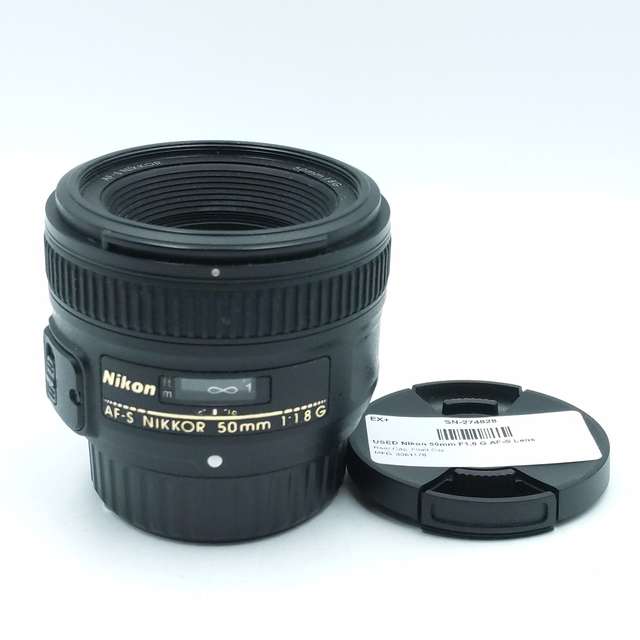 USED Nikon 50mm F1.8 G AF-S Lens