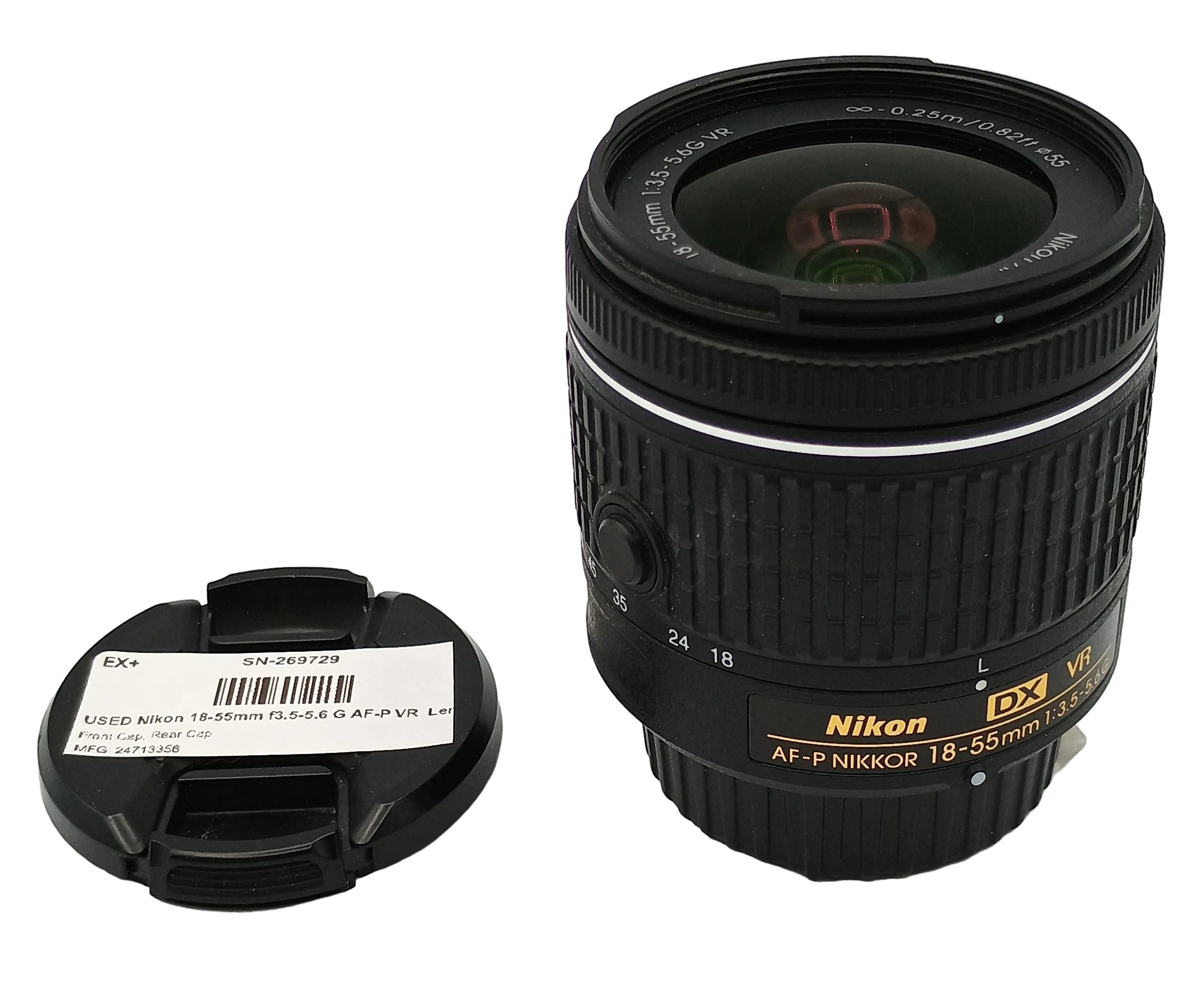 USED Nikon 18-55mm f3.5-5.6 G AF-P VR  Lens