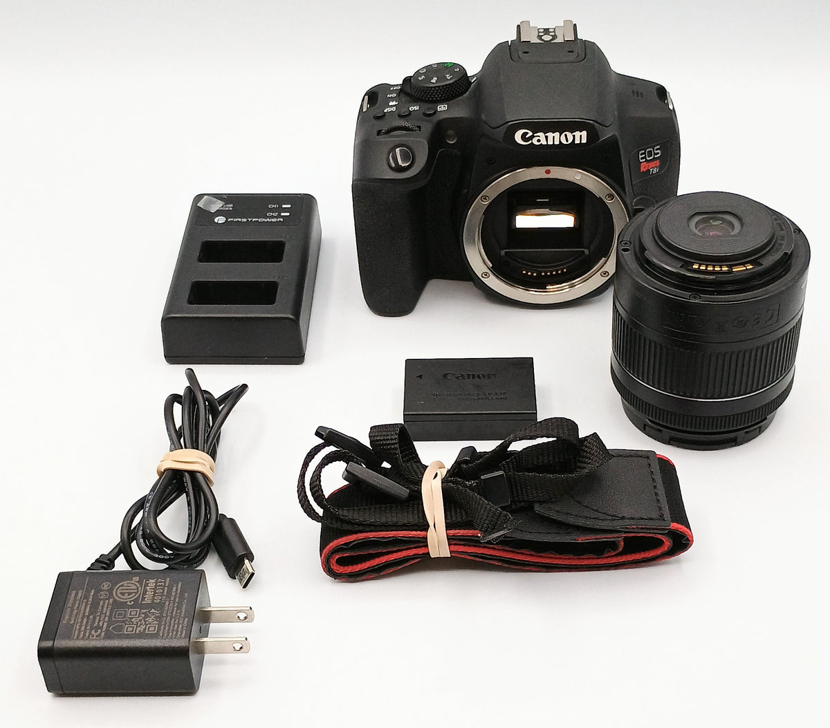 Used Canon EOS Rebel T8i DSLR Camera with  18-55mm Lens