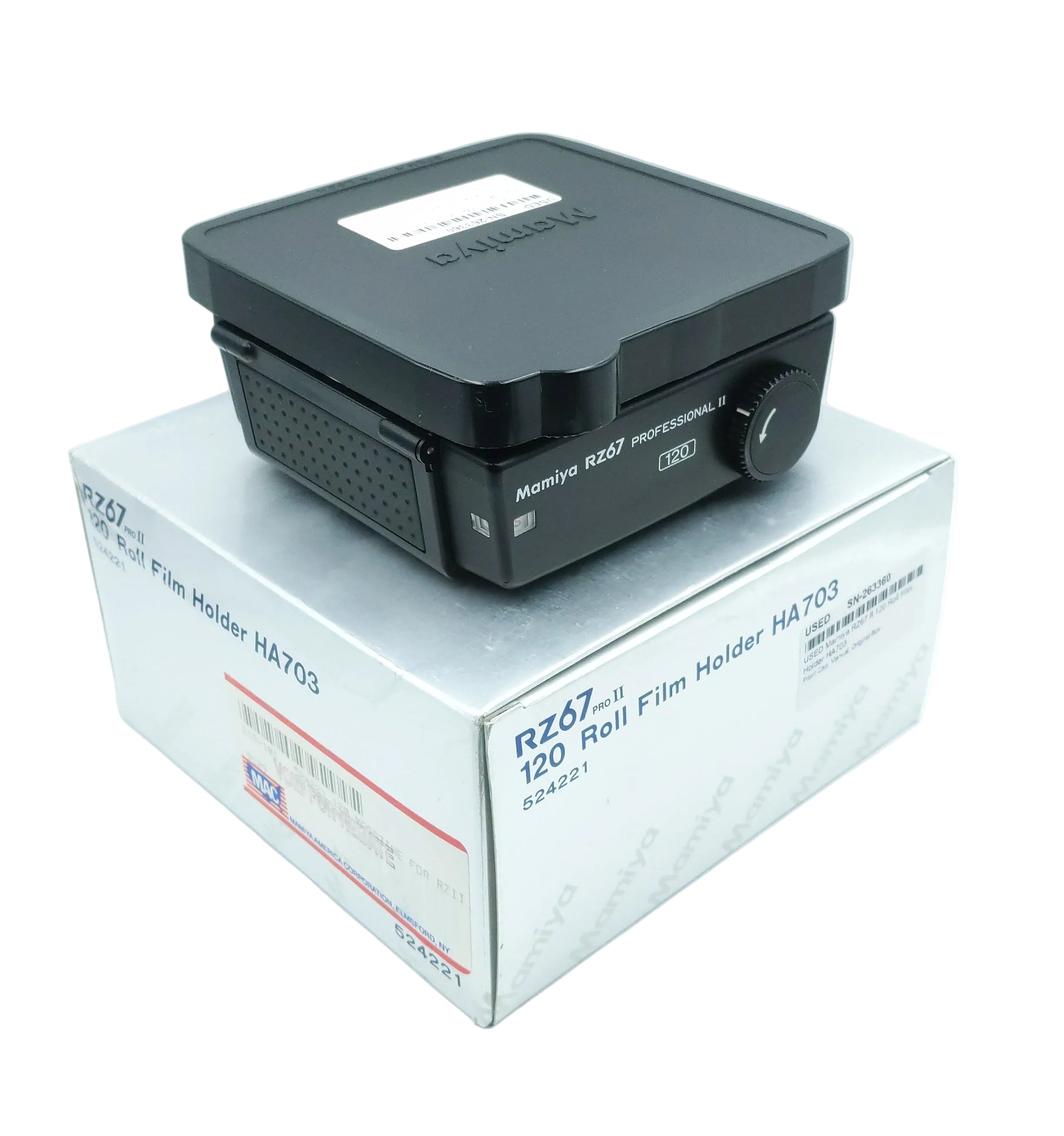 USED Mamiya RZ67 II 120 Roll Film Holder HA703