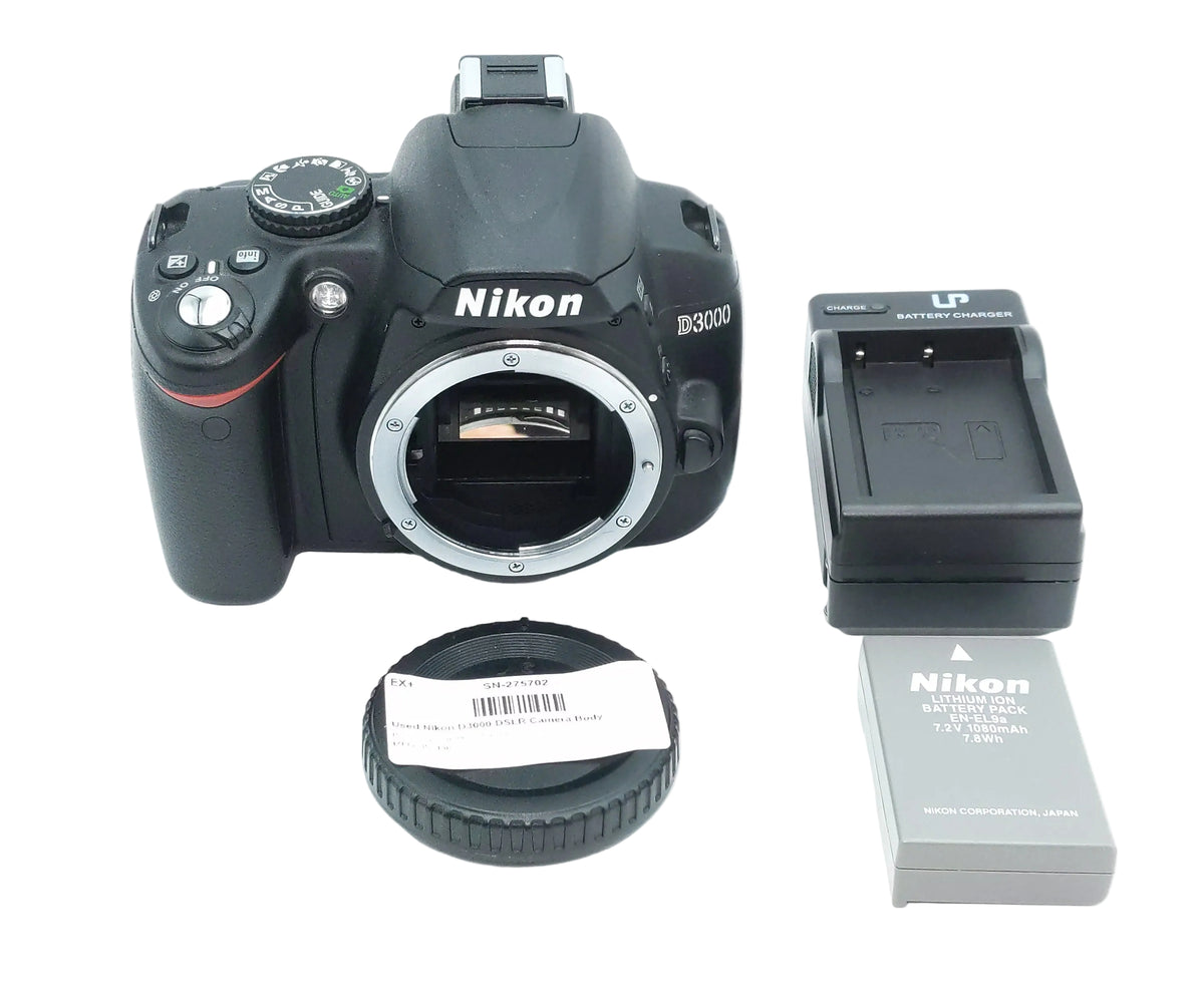 Used Nikon D3000 DSLR Camera Body