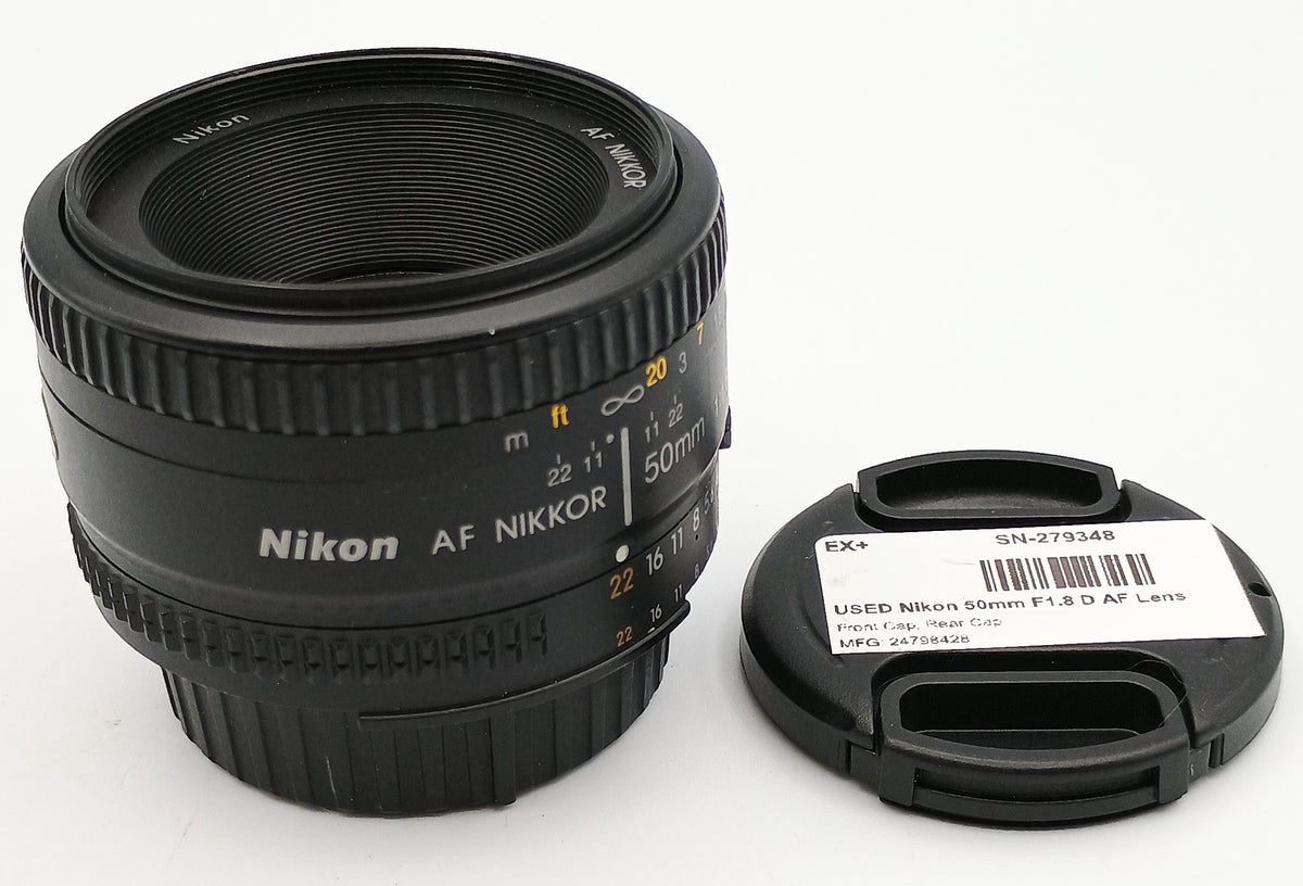 USED Nikon 50mm F1.8 D AF Lens