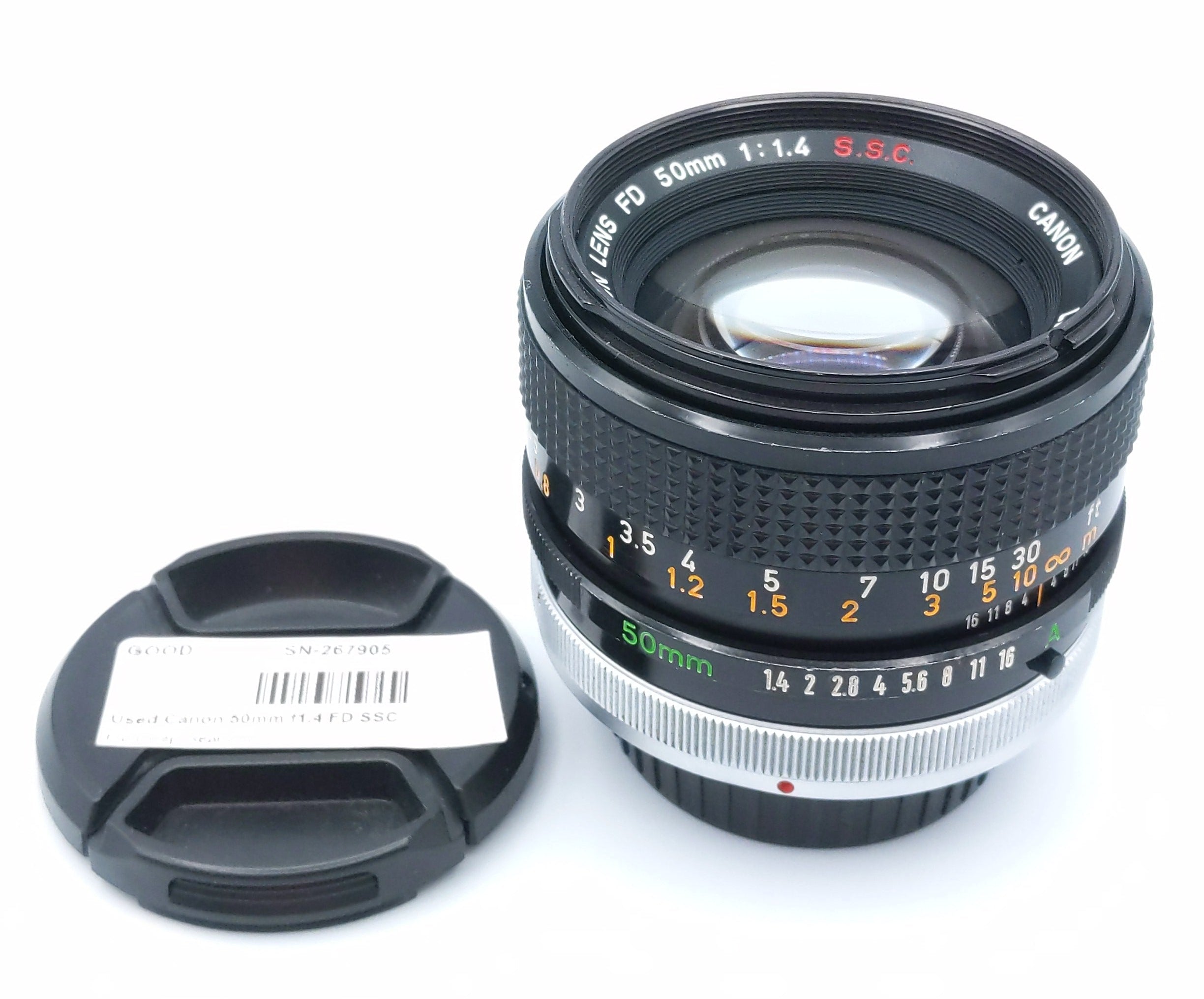 Used Canon 50mm f1.4 FD SSC