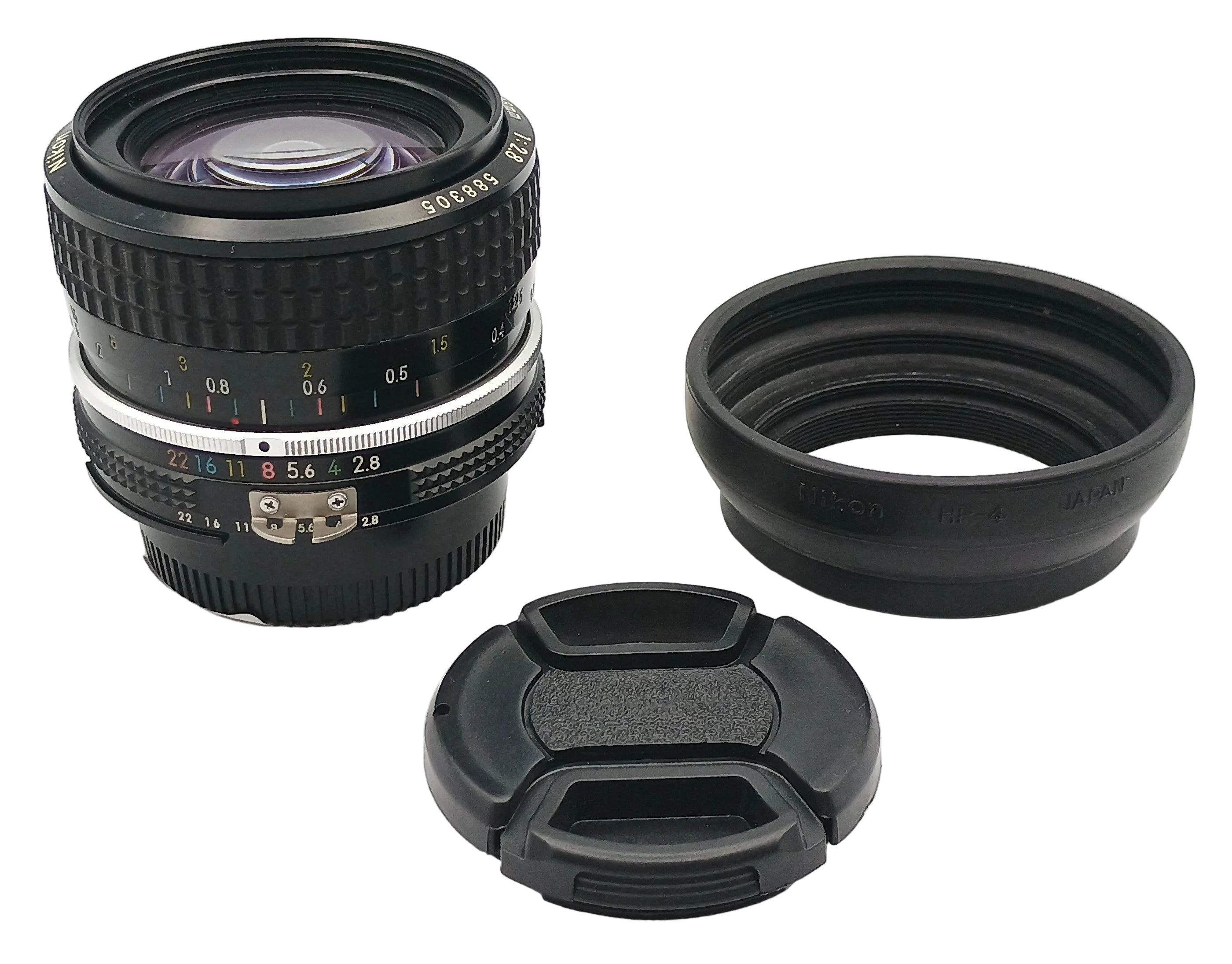 USED Nikon 28mm f2.8 AI Manual Focus Lens