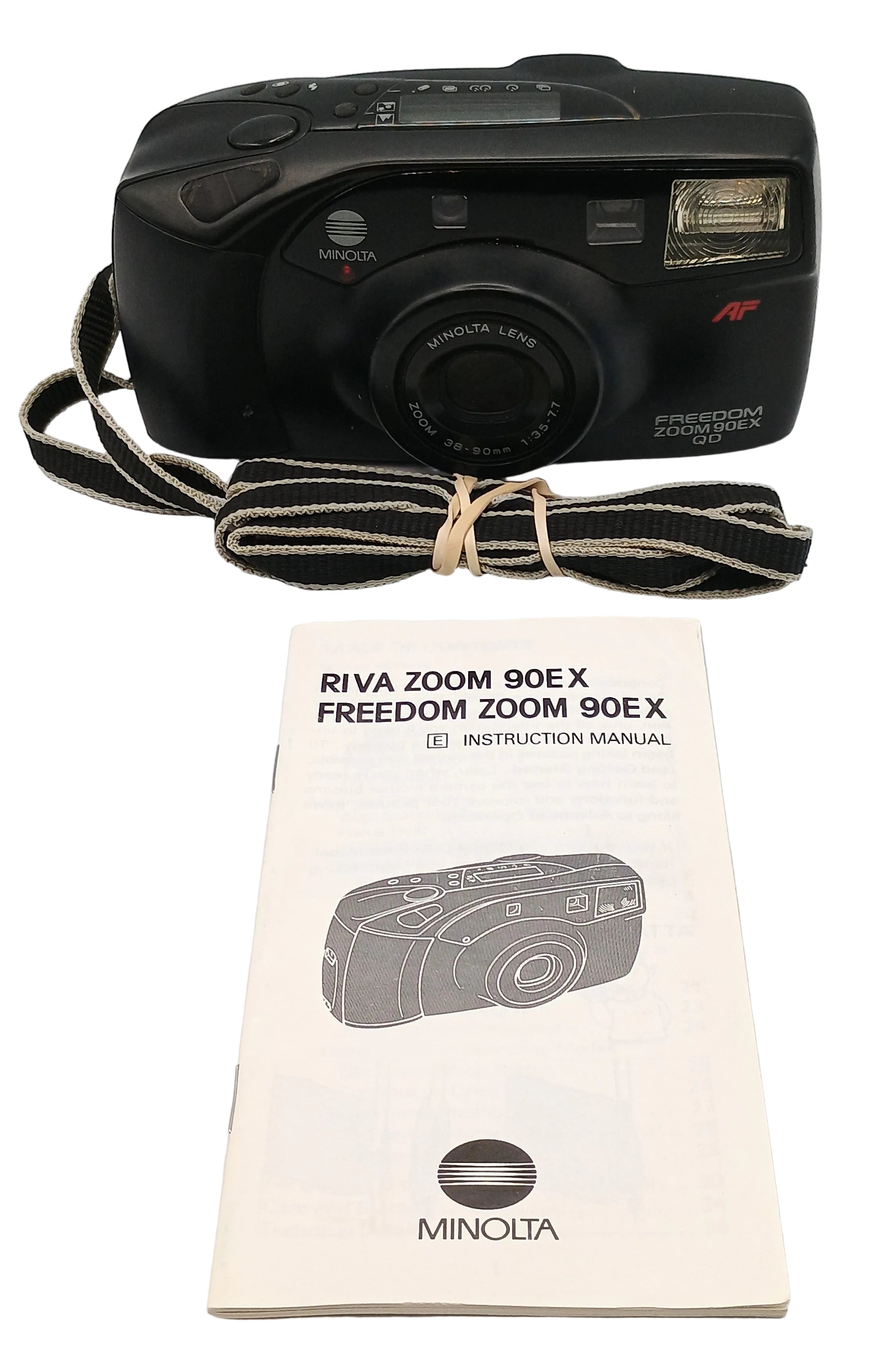 enoma出品　カメラ Used Minolta Freedom Zoom 90EX QD Film Camera