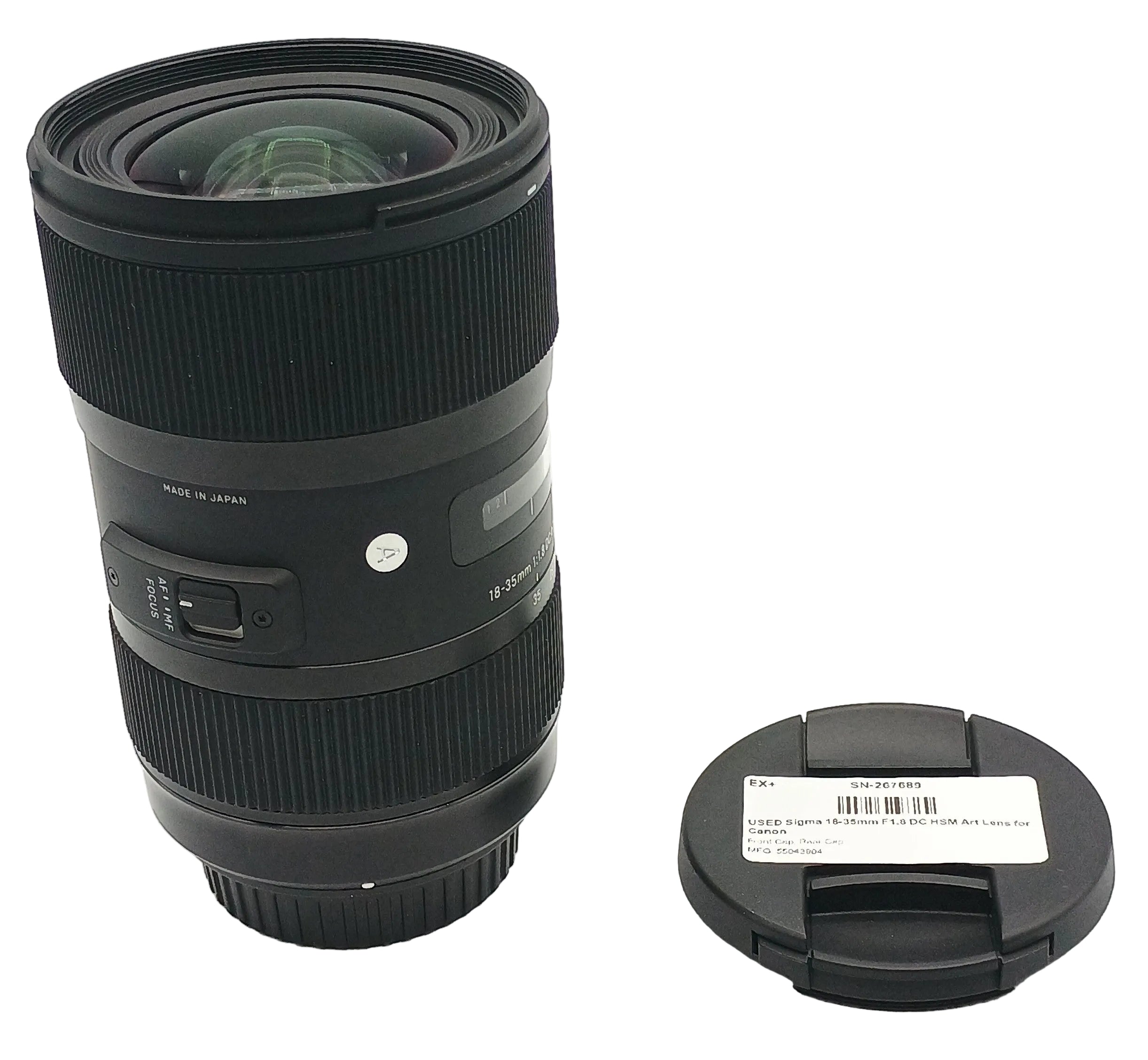 USED Sigma 18-35mm F1.8 DC HSM Art Lens for Canon