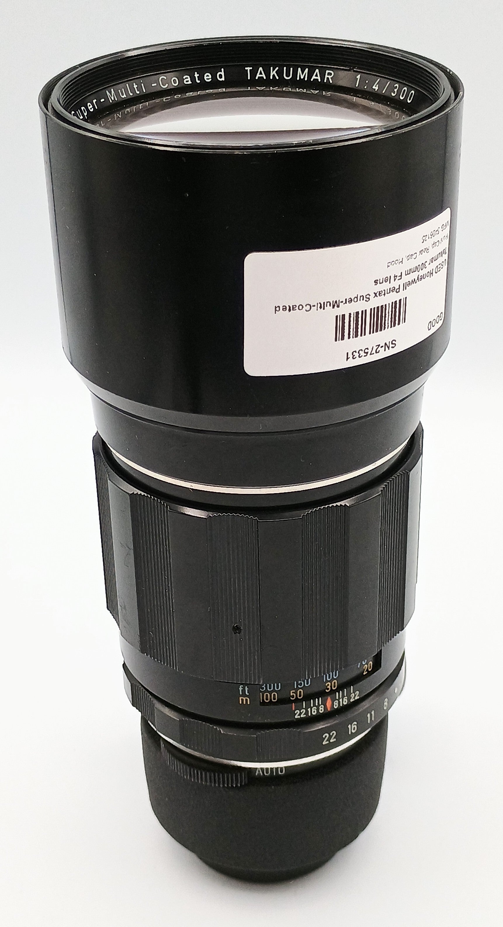 USED Honeywell Pentax Super-Multi-Coated Takumar 300mm F4 lens