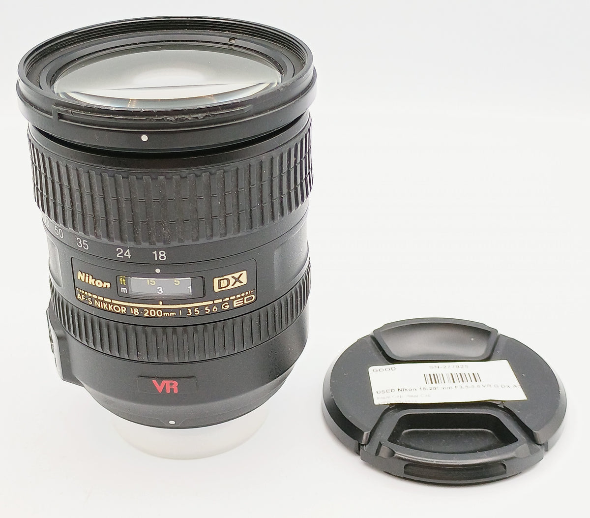 USED Nikon 18-200mm F3.5-5.6 VR G DX AF-S