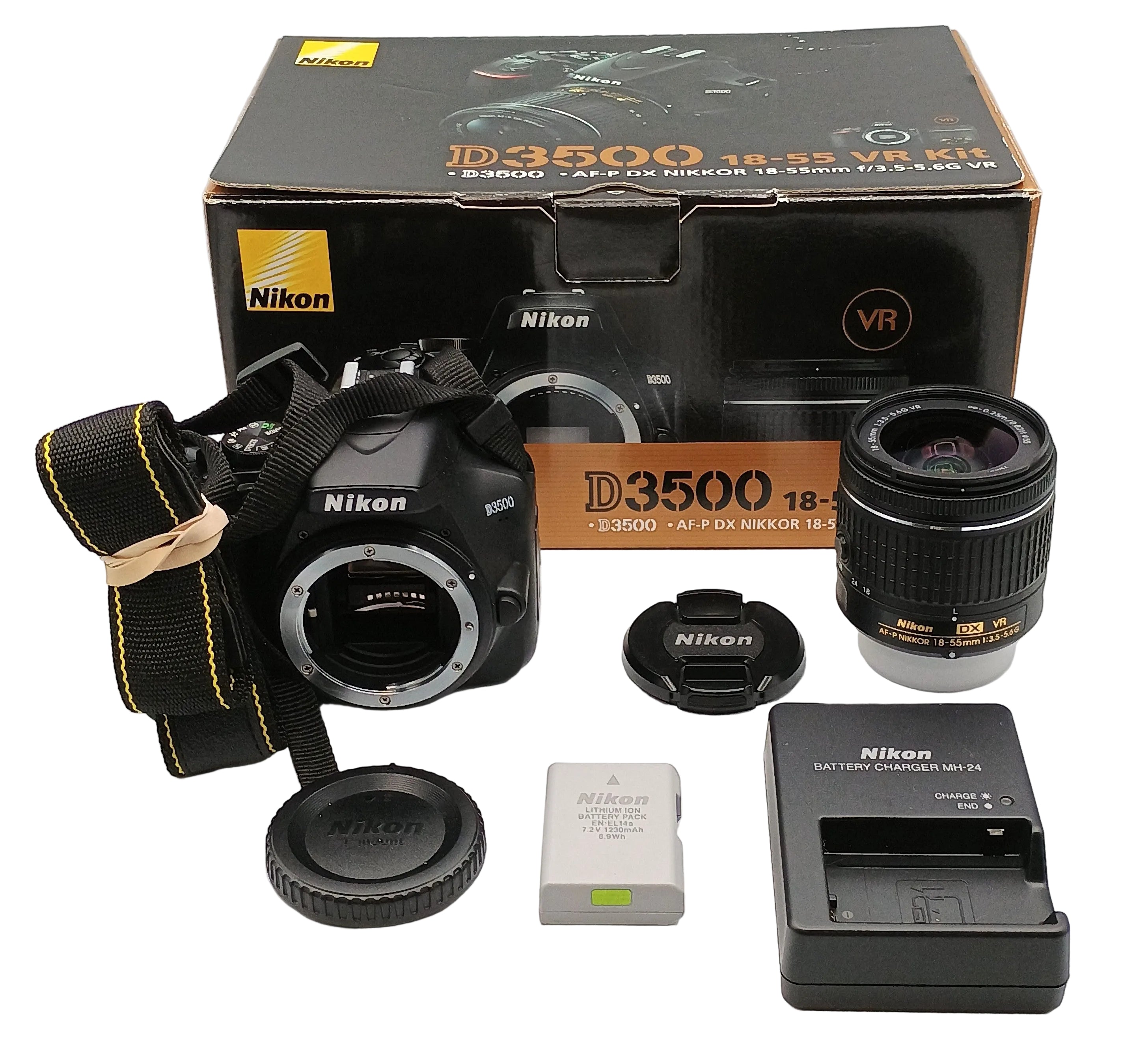 USED Nikon D3500 DSLR w/ AF-P 18-55mm VR Lens (Black)