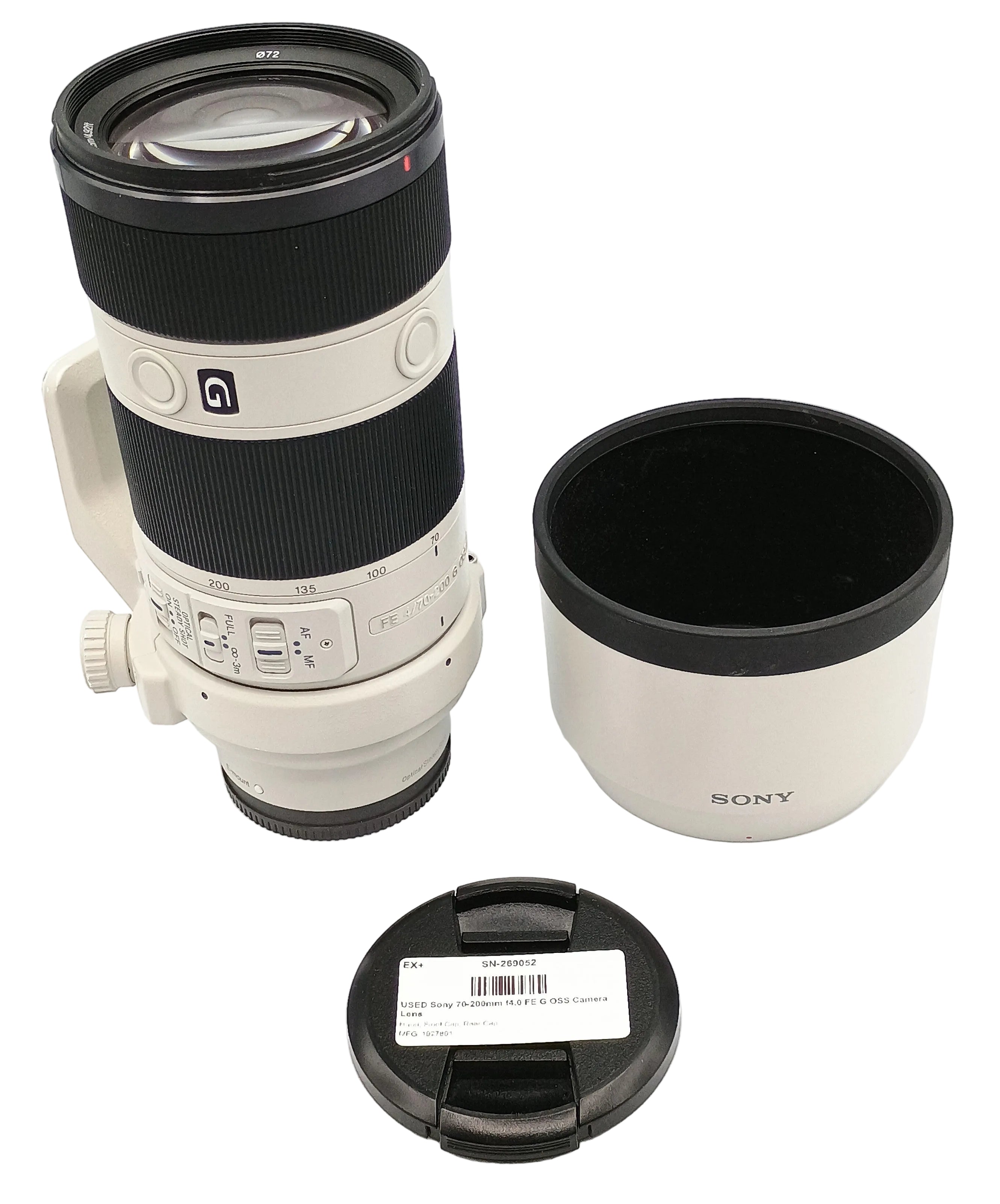 USED Sony 70-200mm f4.0 FE G OSS Camera Lens