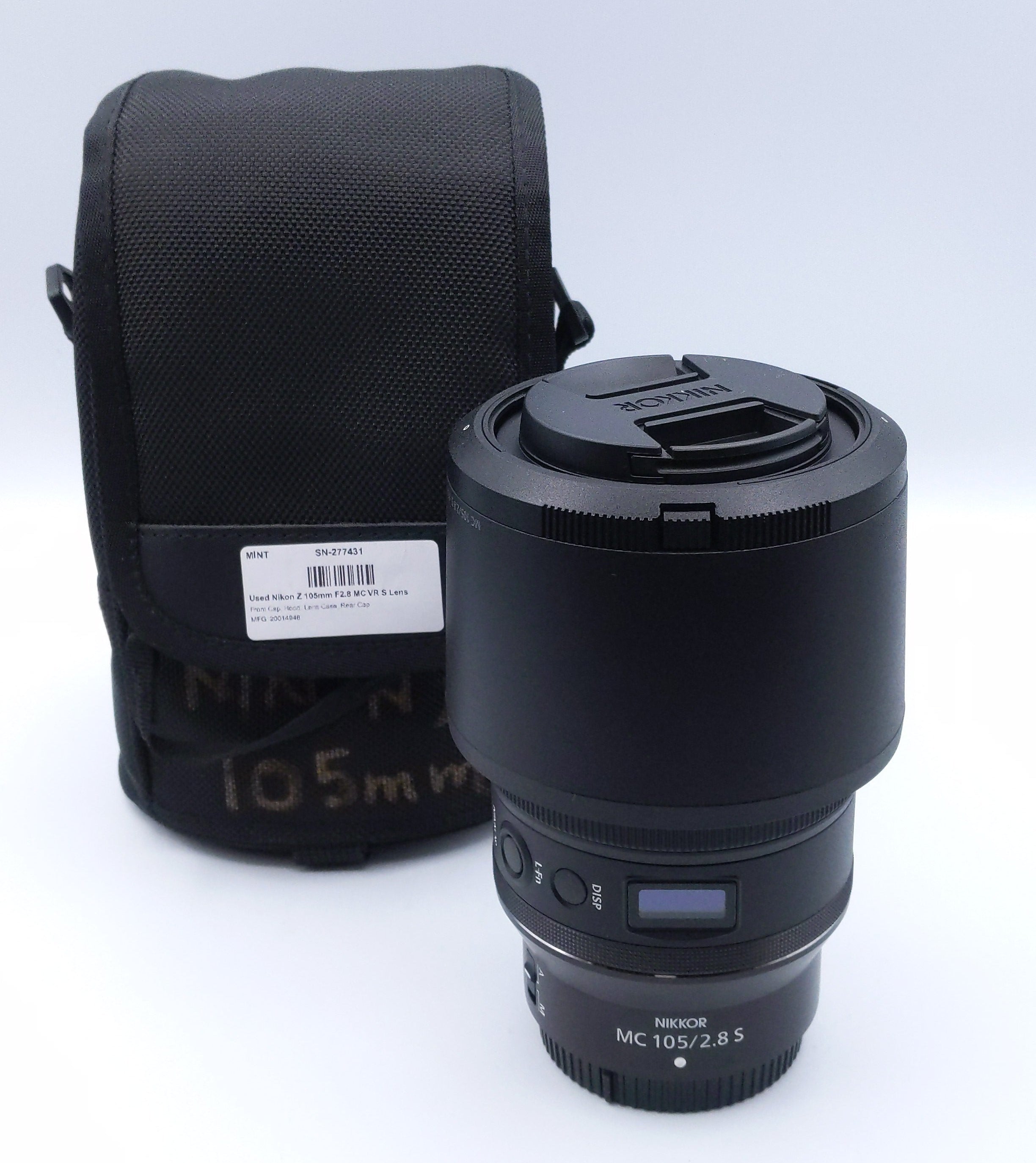 Used Nikon Z 105mm F2.8 MC VR S Lens