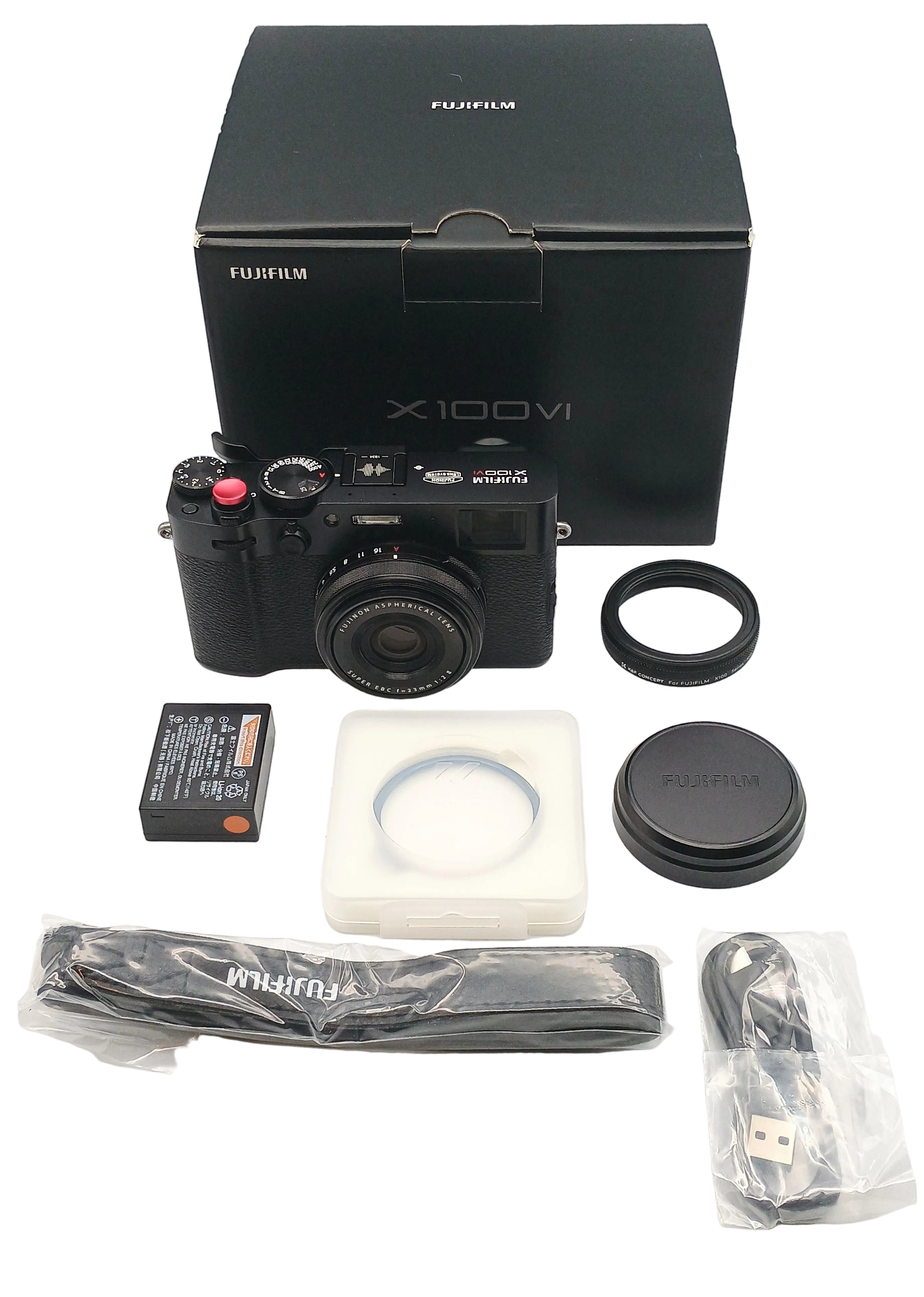 Used Fujifilm X100VI Digital Camera Body -  Black