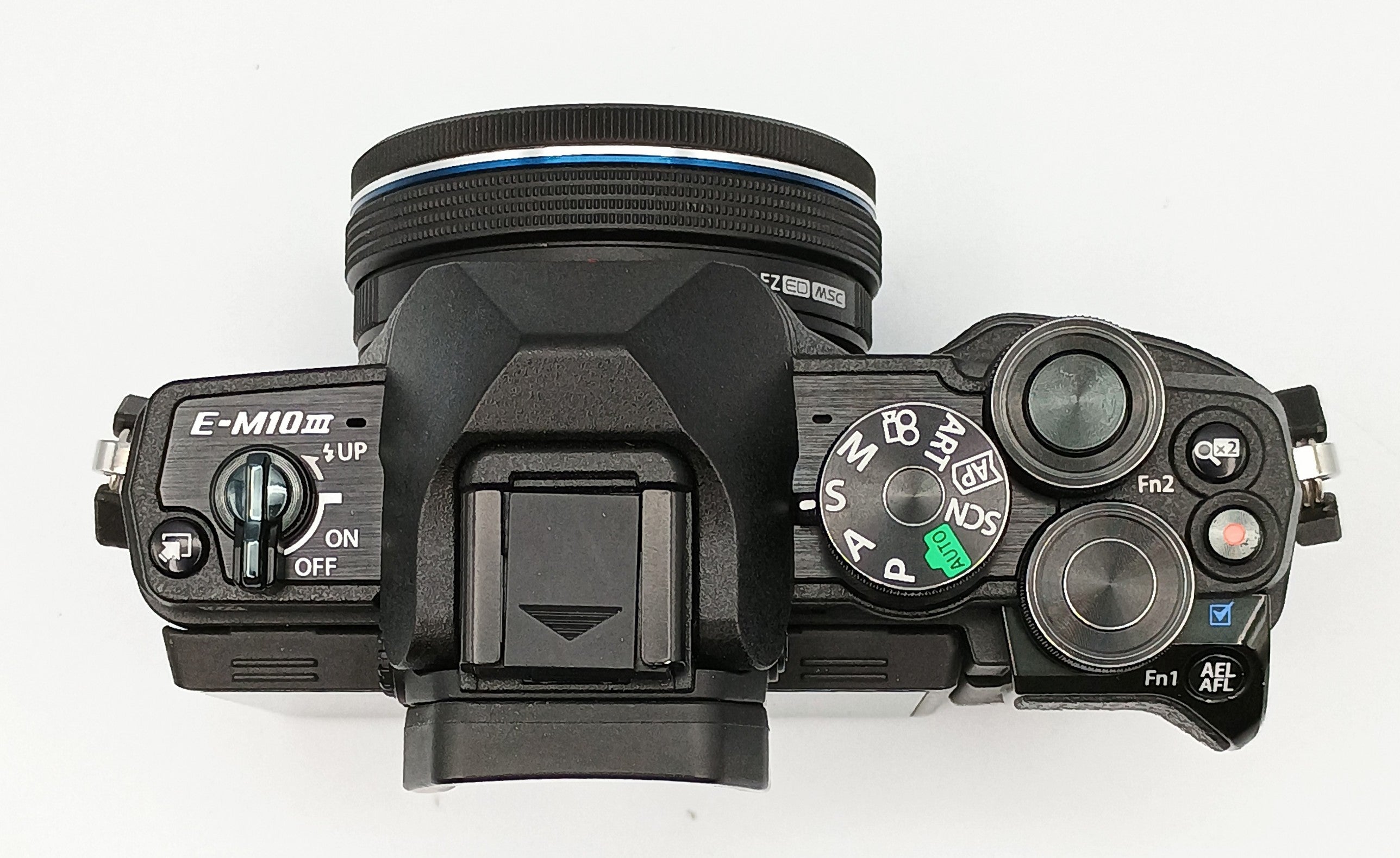 Used Olympus OM-D E-M10 Mark III Mirrorless  Micro Four Thirds Digital Camera with 14-42mm EZ Lens - Black